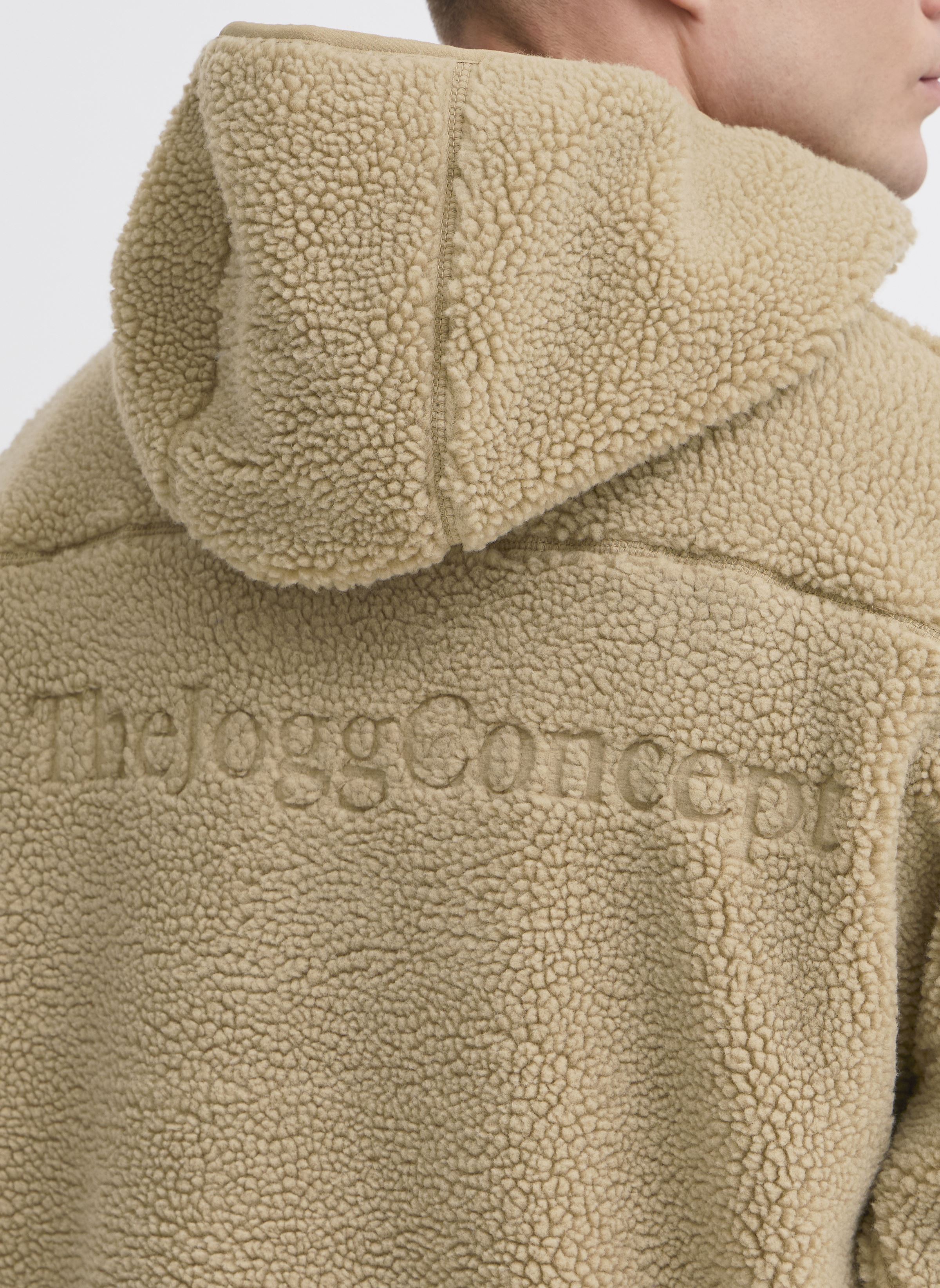 Kapuzenpullover JCMBERRI EMBOSSED HOODIE herren beige The Jogg Concept Kapuzenpullover JCMBERRI EMBOSSED HOODIE herren beige CORNSTALK