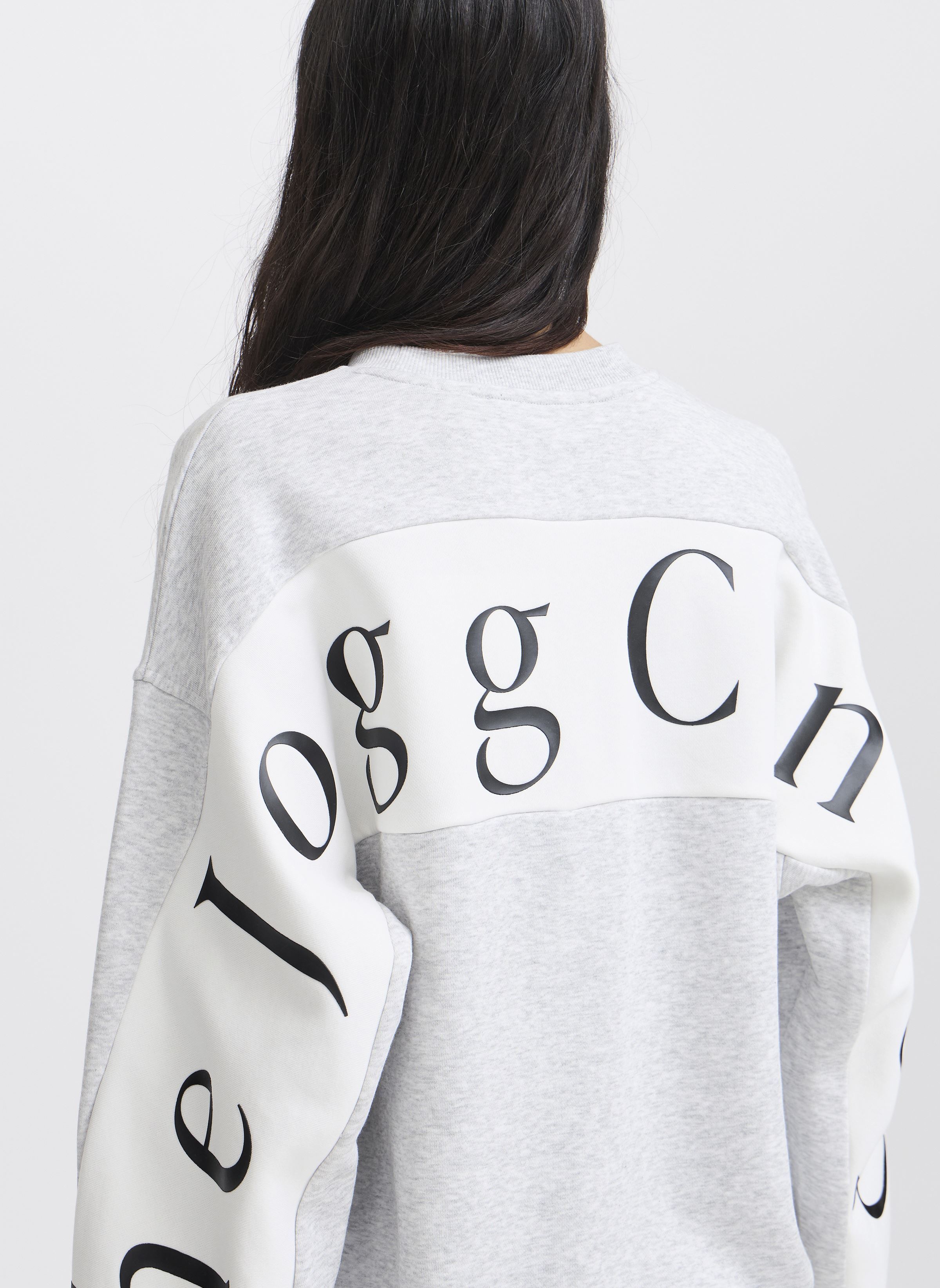 Sweatshirts JCSAJA LOGO SWEATSHIRT femme gris The Jogg Concept Sweatshirts JCSAJA LOGO SWEATSHIRT femme gris LIGTH GREY MELANGE MIX