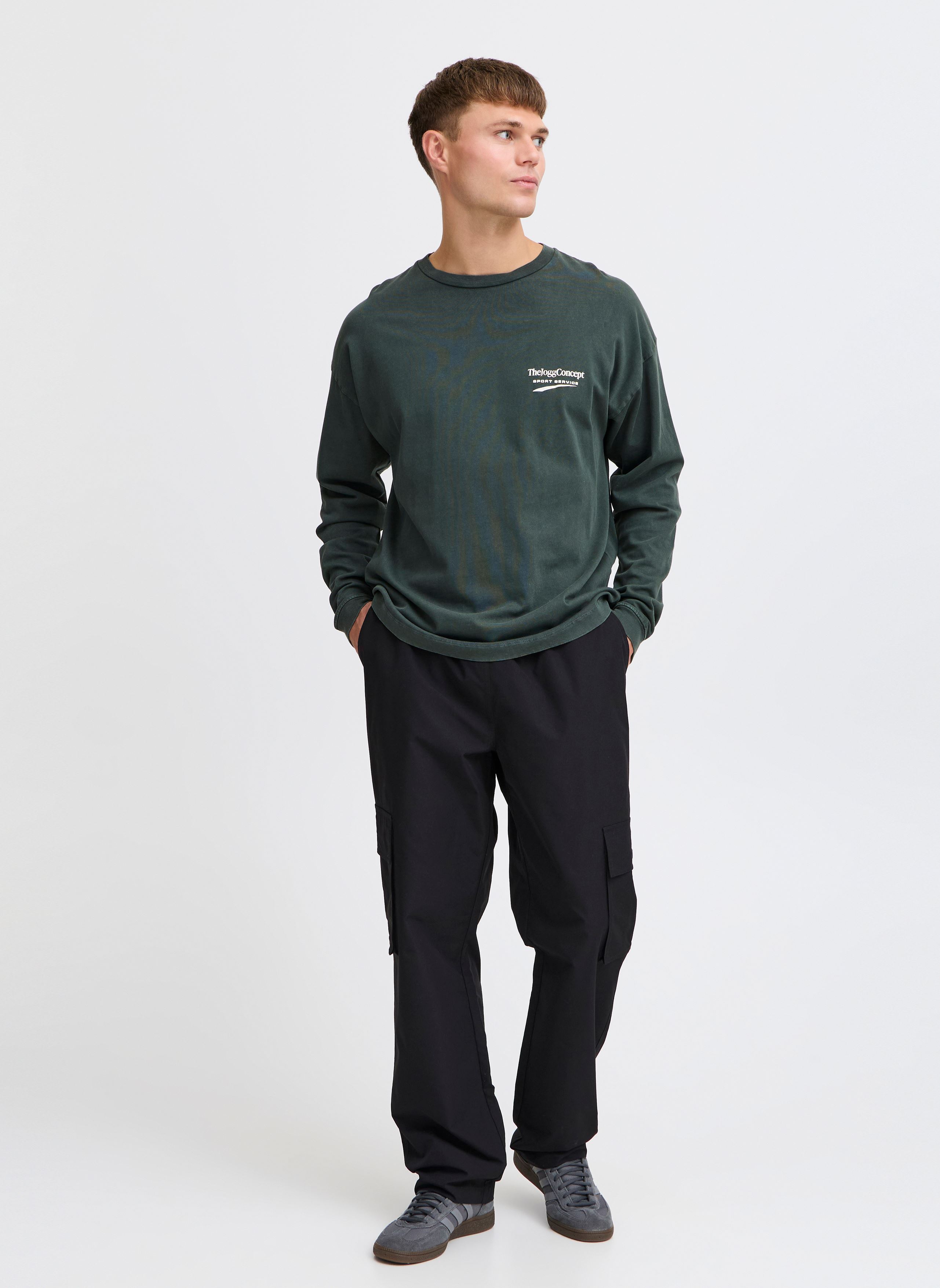 Joggings JCMFIGO CARGO PANTS 2 homme noir The Jogg Concept Joggings JCMFIGO CARGO PANTS 2 homme noir BLACK