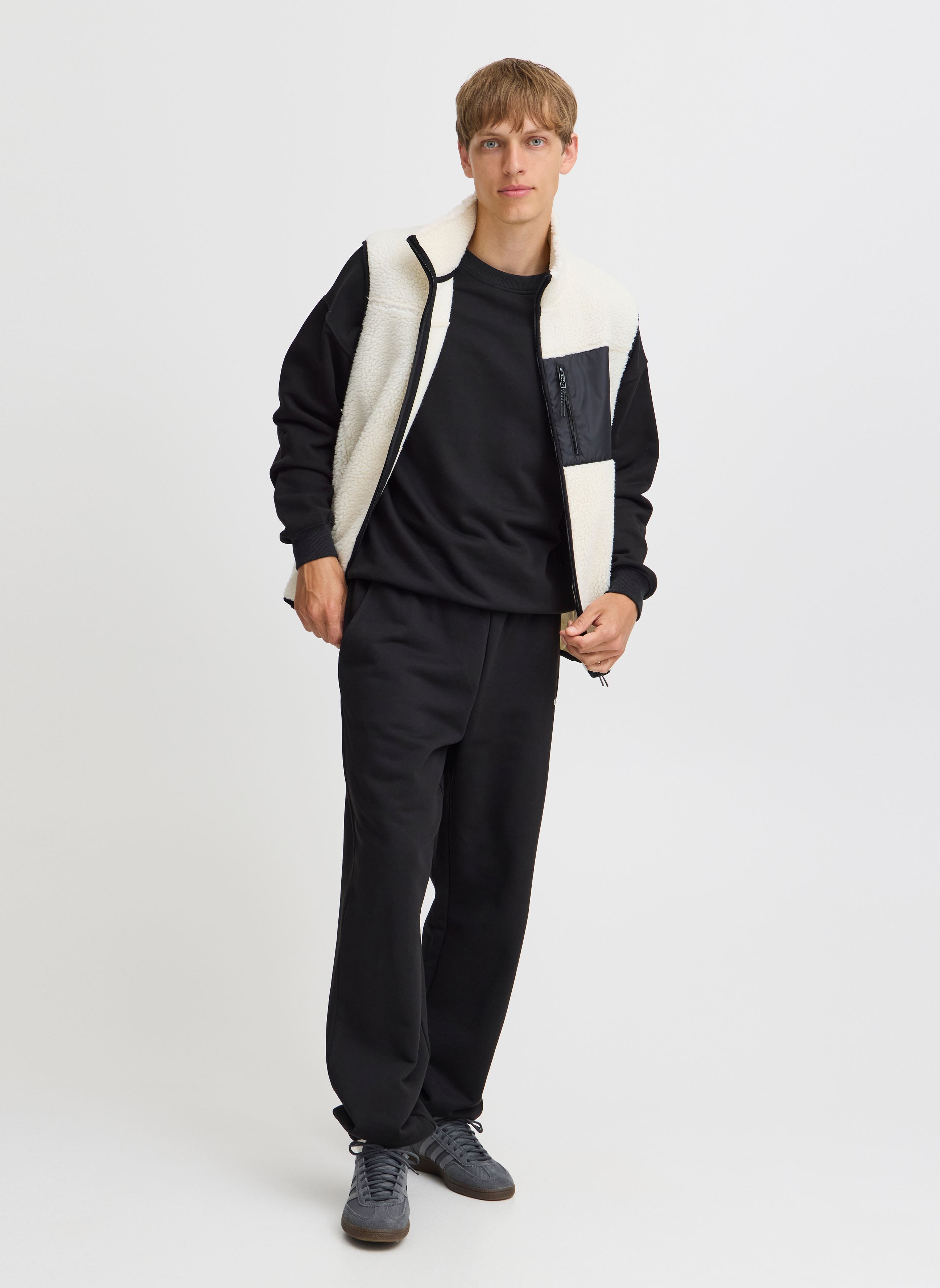 Pile JCMBERRI WAISTCOAT 4 uomo beige The Jogg Concept Pile JCMBERRI WAISTCOAT 4 uomo beige BIRCH MIX