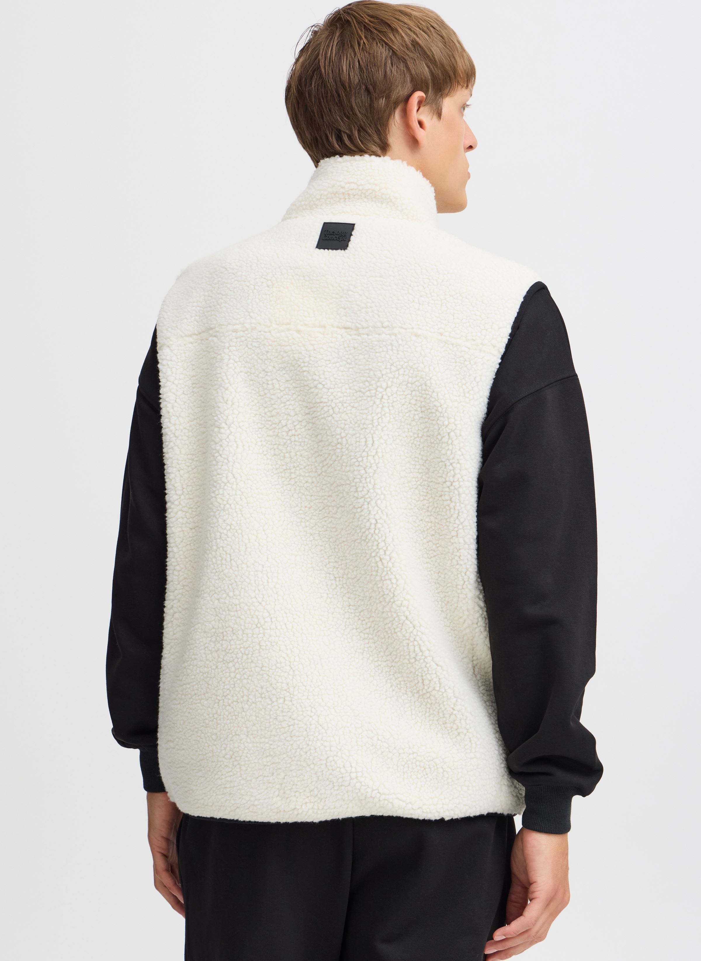 Pile JCMBERRI WAISTCOAT 4 uomo beige The Jogg Concept Pile JCMBERRI WAISTCOAT 4 uomo beige BIRCH MIX