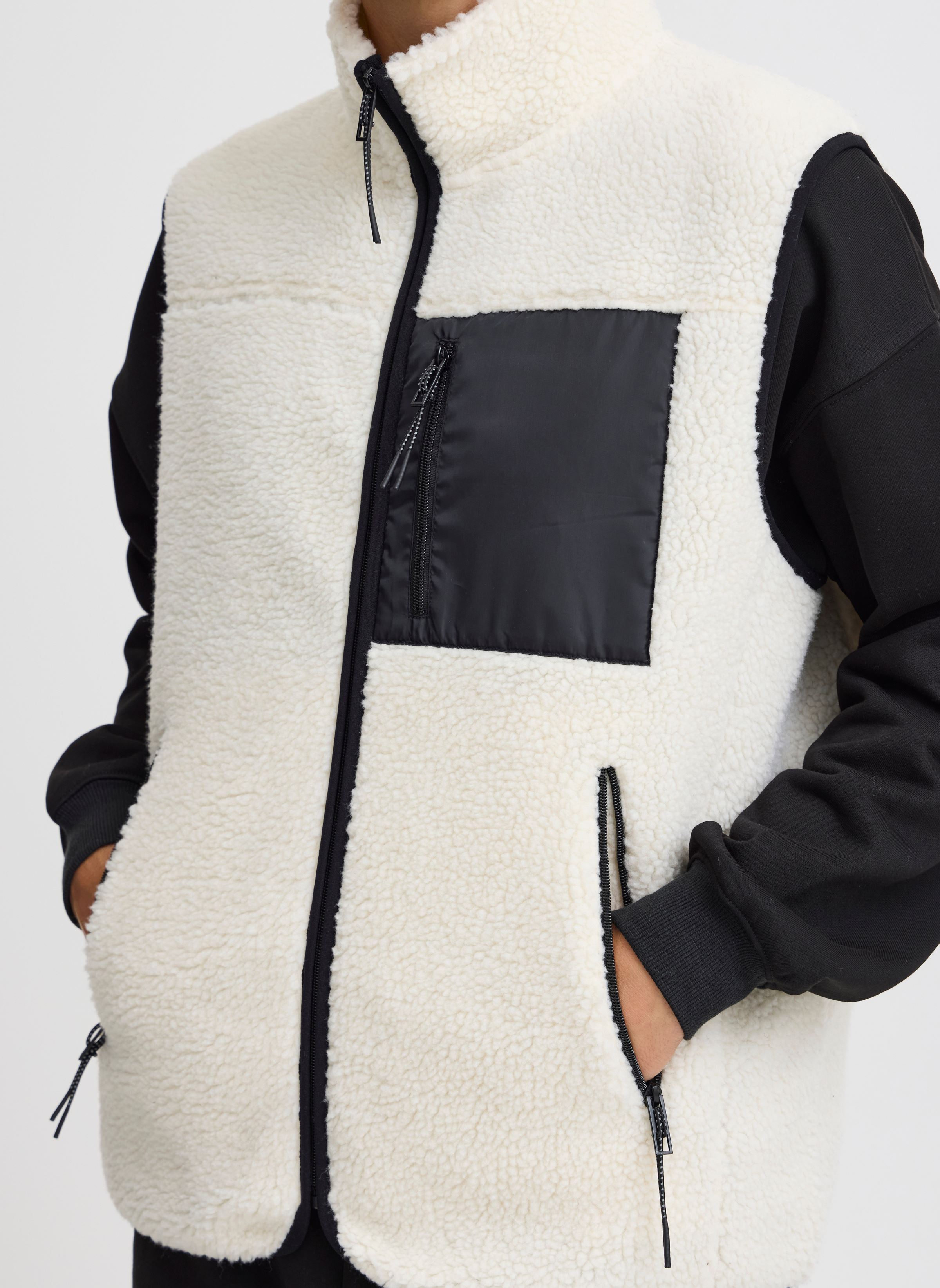Pile JCMBERRI WAISTCOAT 4 uomo beige The Jogg Concept Pile JCMBERRI WAISTCOAT 4 uomo beige BIRCH MIX