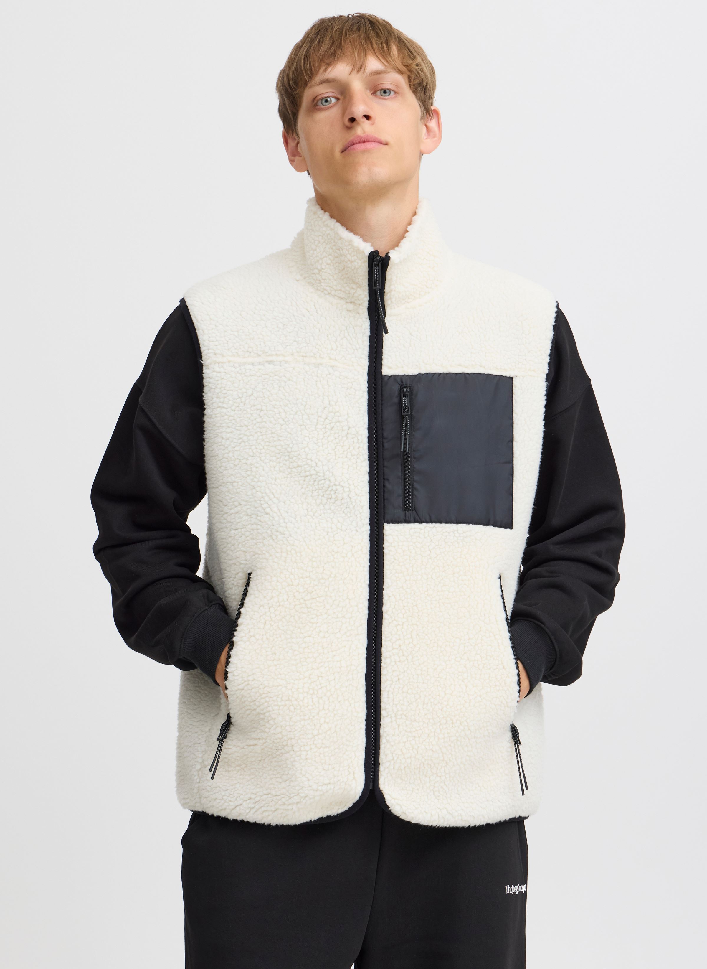 Pile JCMBERRI WAISTCOAT 4 uomo beige The Jogg Concept Pile JCMBERRI WAISTCOAT 4 uomo beige BIRCH MIX