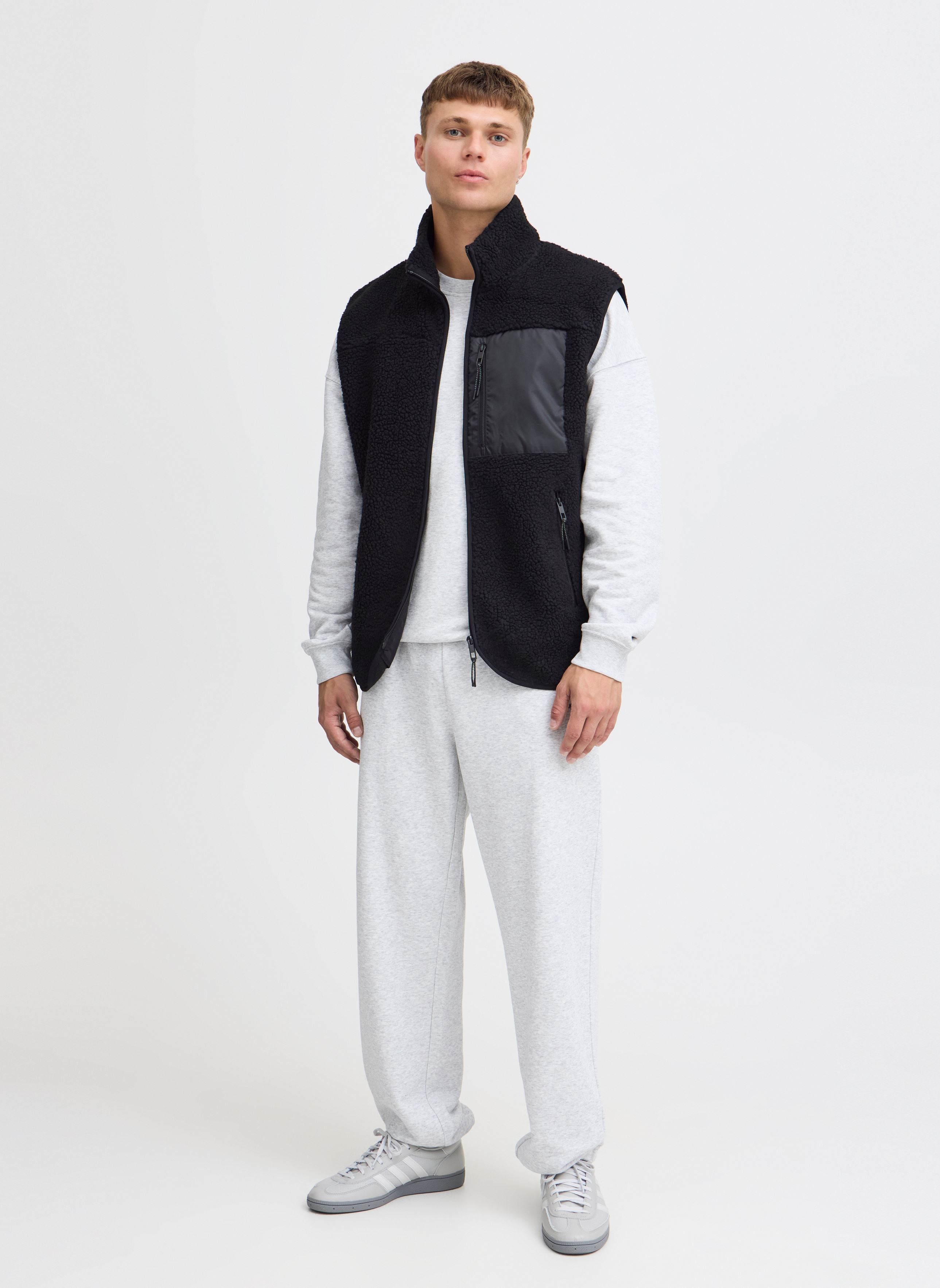 Fleece-Jacken JCMBERRI WAISTCOAT 4 herren schwarz The Jogg Concept Fleece-Jacken JCMBERRI WAISTCOAT 4 herren schwarz BLACK