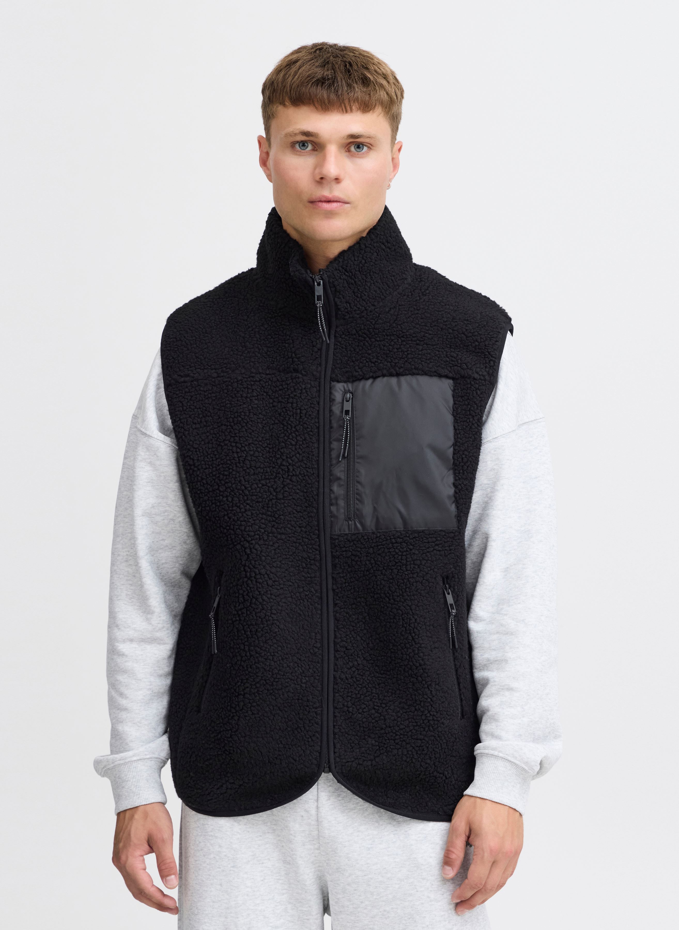Fleece-Jacken JCMBERRI WAISTCOAT 4 herren schwarz The Jogg Concept Fleece-Jacken JCMBERRI WAISTCOAT 4 herren schwarz BLACK