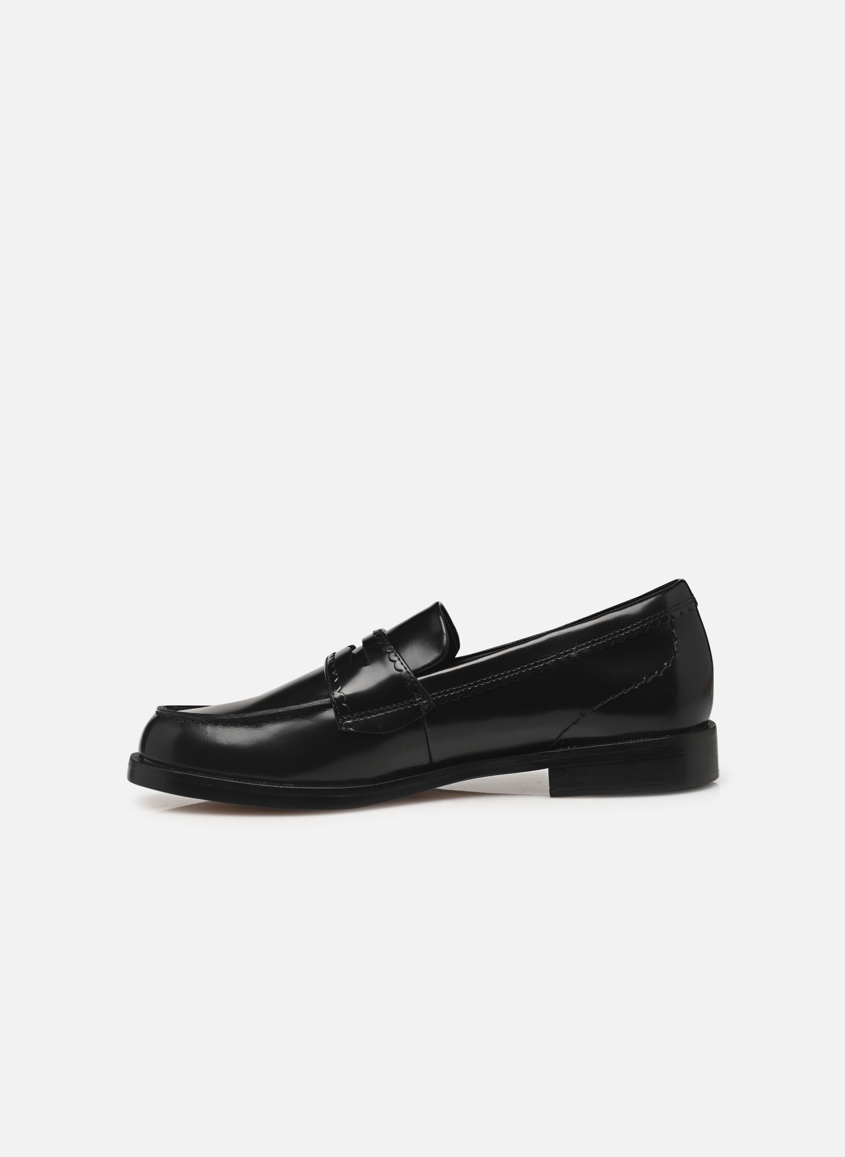 Mocassins Straven Edge femme noir Clarks Mocassins Straven Edge femme noir Black leather