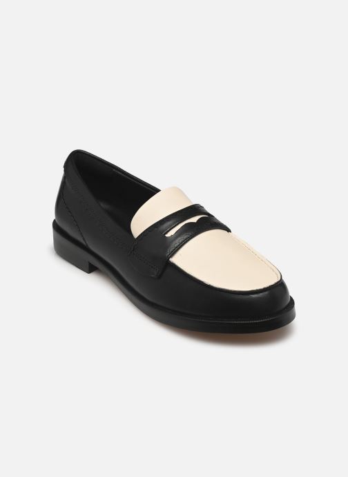 Clarks Mocassins Straven Edge femme noir