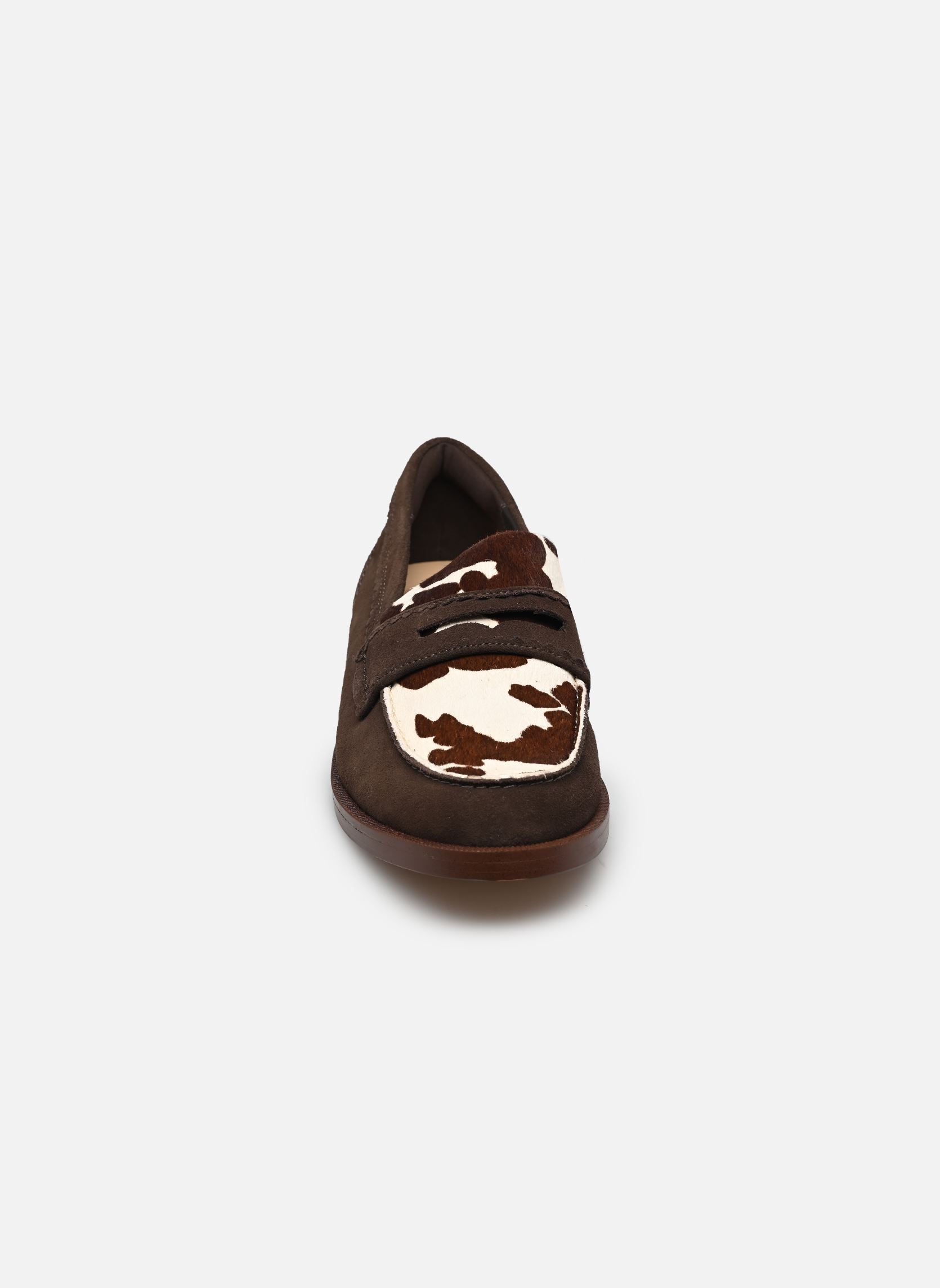 Loafer Straven Edge damen weiß Clarks Loafer Straven Edge damen weiß COW PRINT