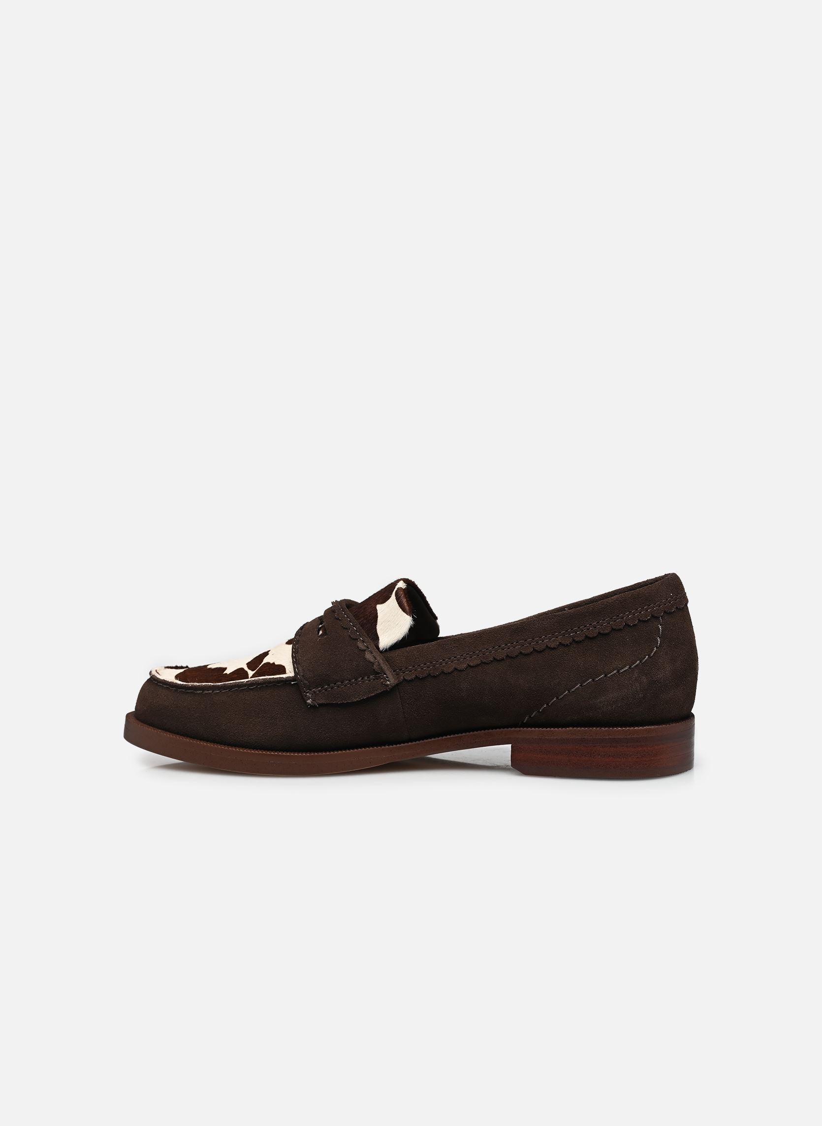 Loafer Straven Edge damen weiß Clarks Loafer Straven Edge damen weiß COW PRINT