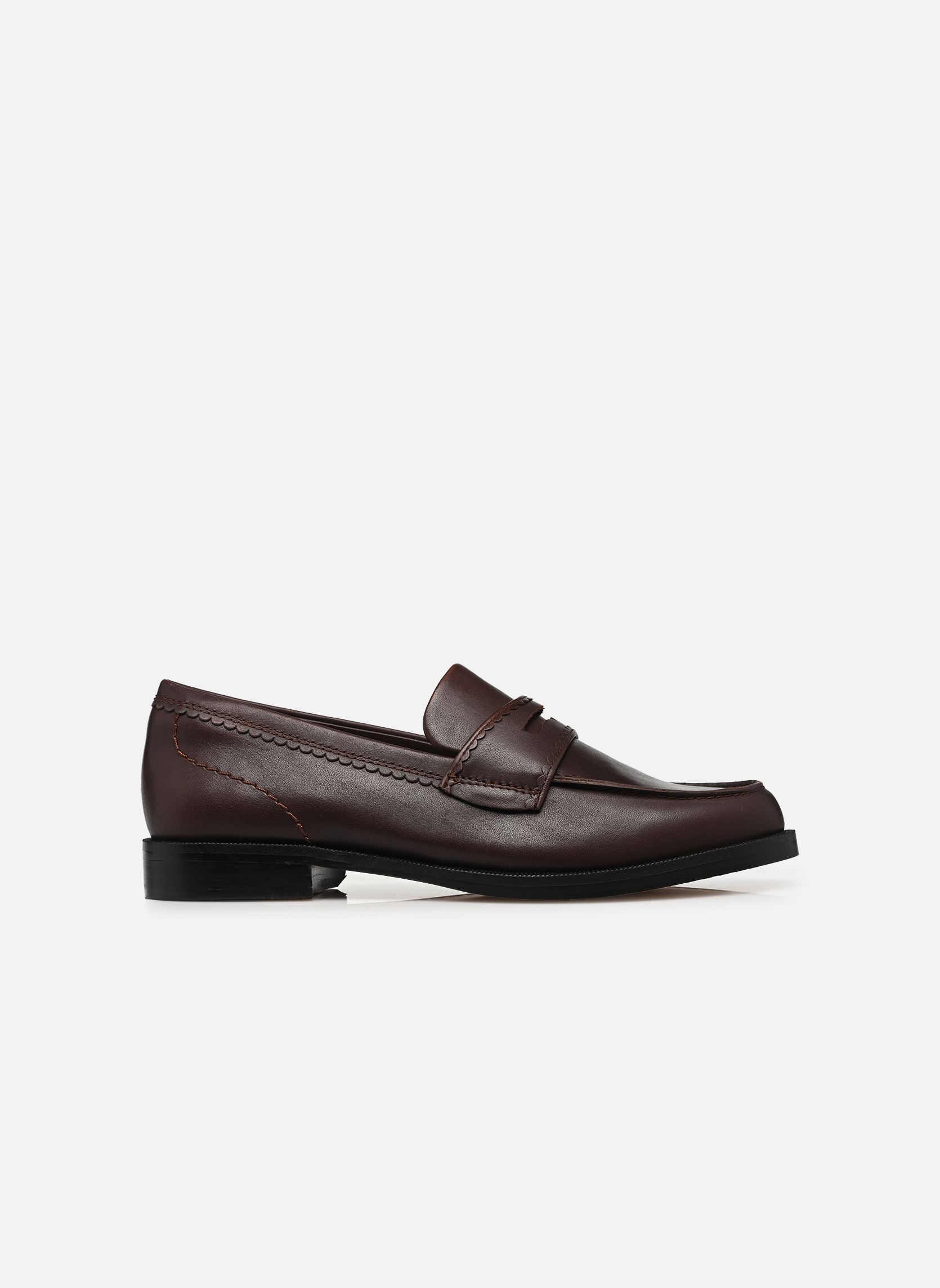 Mocassins Straven Edge femme marron Clarks Mocassins Straven Edge femme marron DARK BROWN LEA