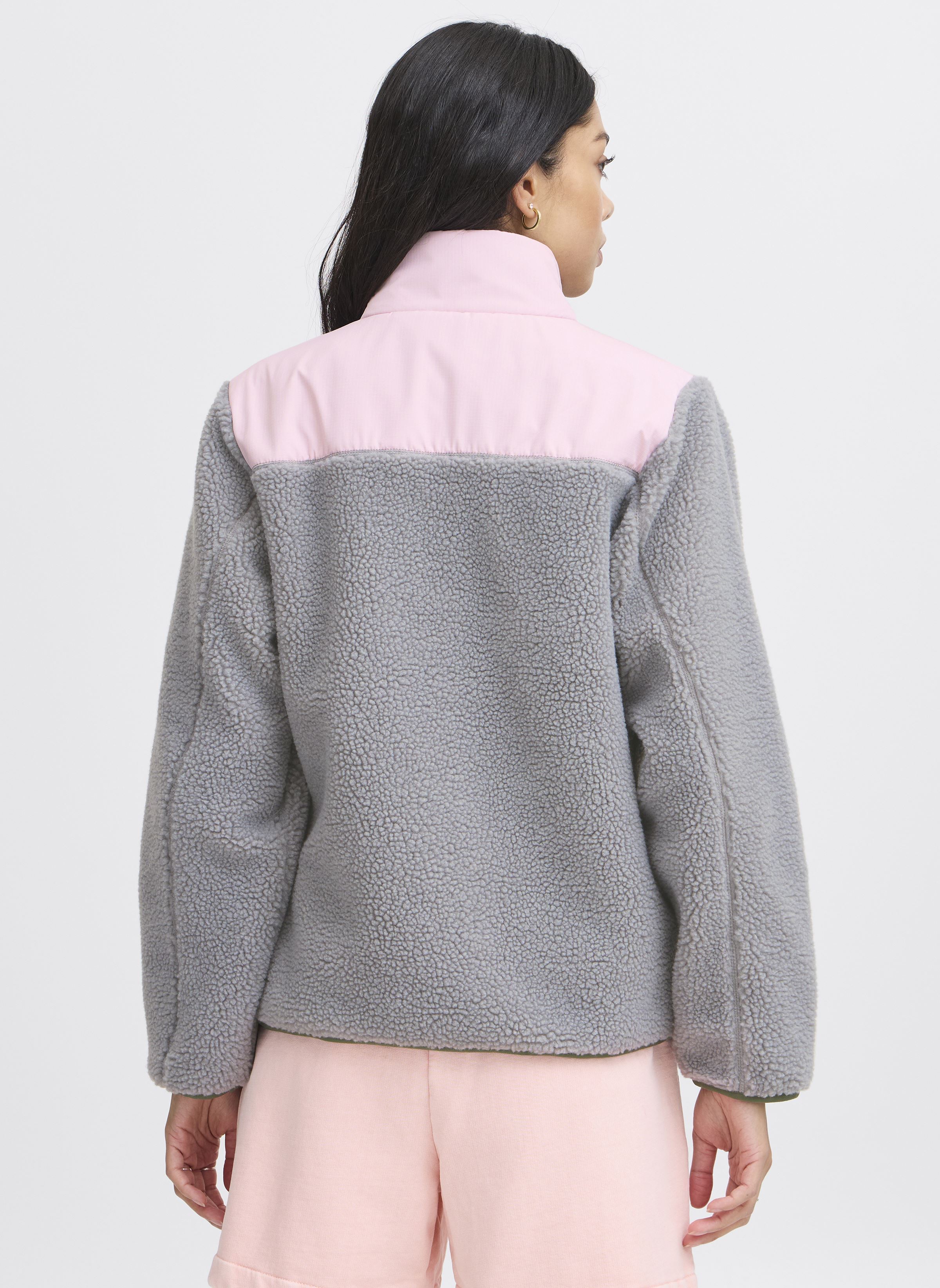 Pulls polaire JCBERRI CUTLINE JACKET - femme gris The Jogg Concept Pulls polaire JCBERRI CUTLINE JACKET - femme gris GRIFFIN MIX