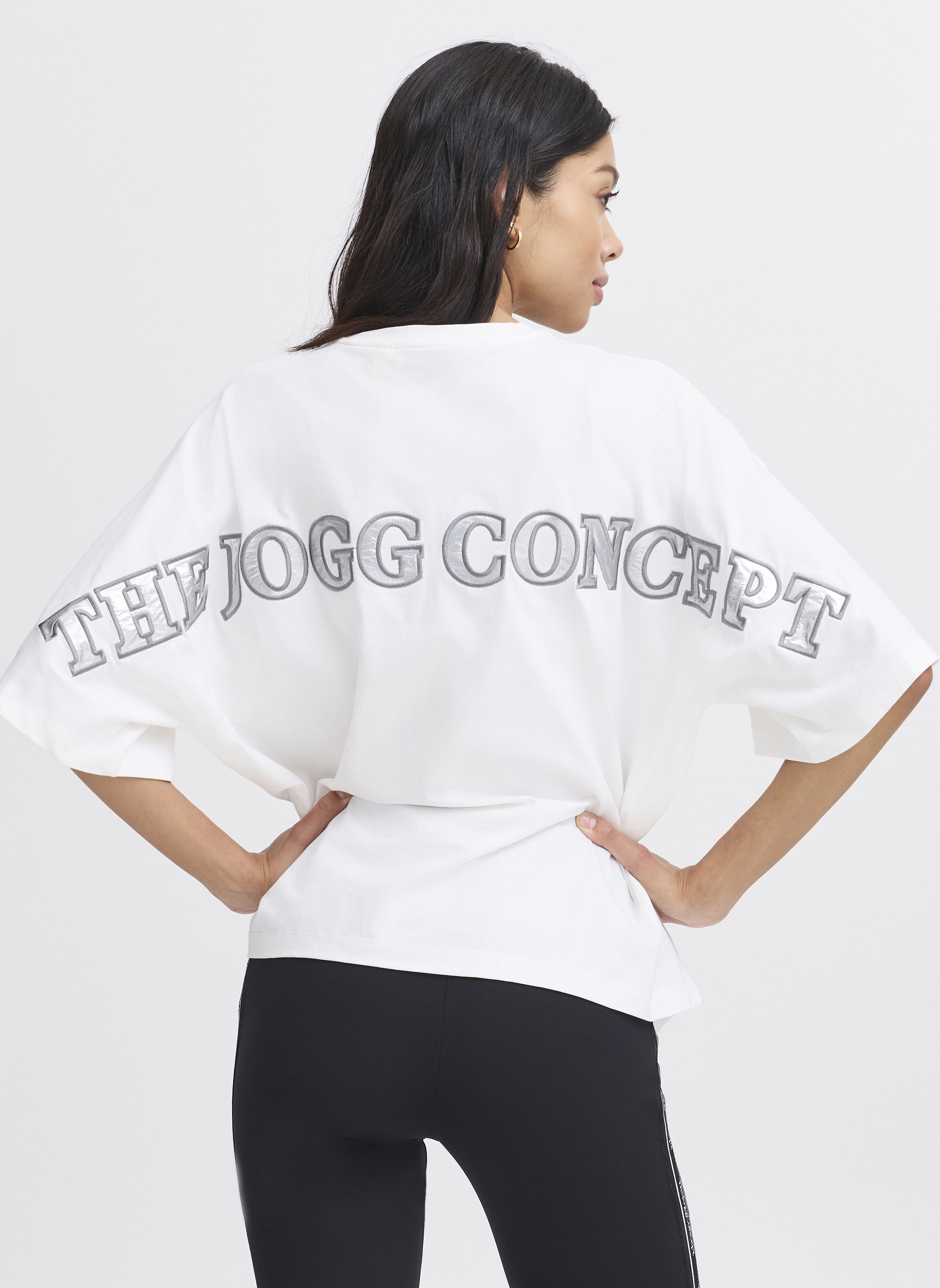 Kurzarm-T-Shirts JCSABITA EMB. TSHIRT damen weiß The Jogg Concept Kurzarm-T-Shirts JCSABITA EMB. TSHIRT damen weiß OFF WHITE