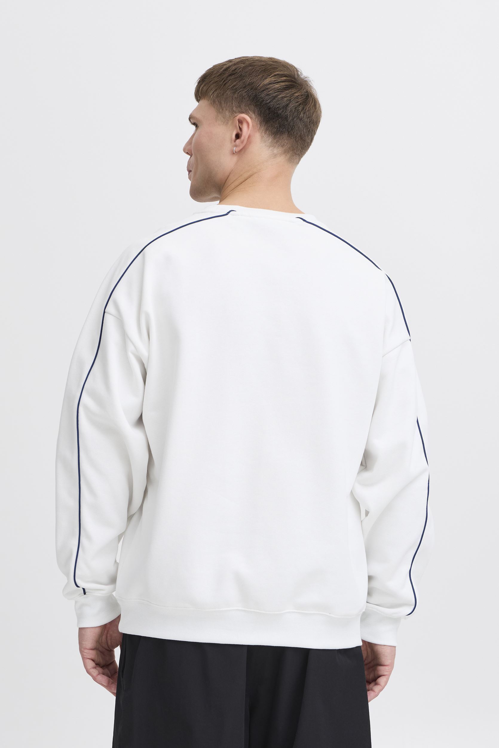 Sweatshirts JCMSANDER PIPING SWEATSHIRT heren wit The Jogg Concept Sweatshirts JCMSANDER PIPING SWEATSHIRT heren wit OFF WHITE MIX