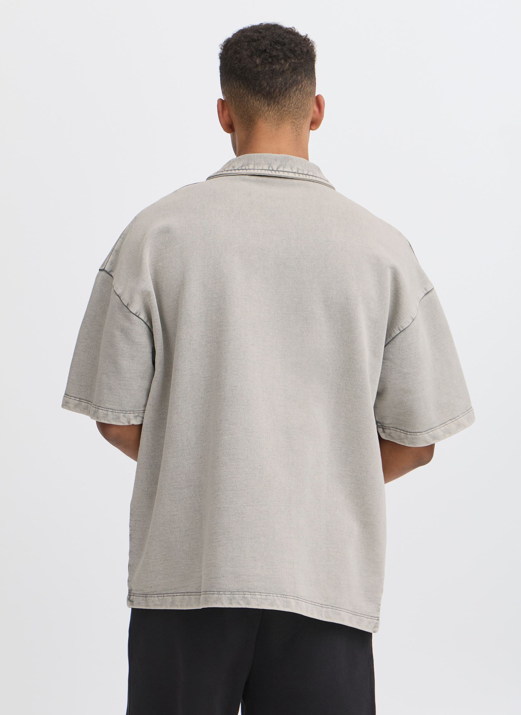 Kurzarm-Poloshirts JCMRUBI SS COLLAR SWEAT herren grau The Jogg Concept Kurzarm-Poloshirts JCMRUBI SS COLLAR SWEAT herren grau GRIFFIN