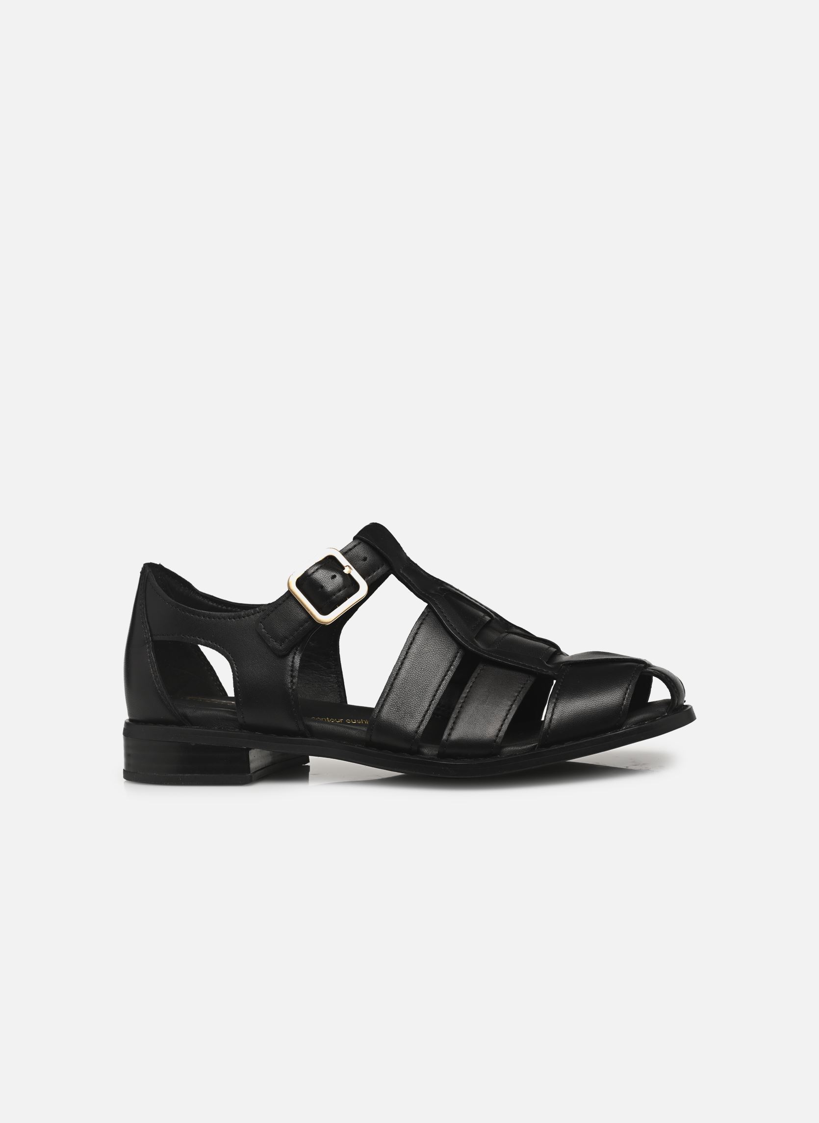 Sandales plates Hana Sun femme noir Clarks Sandales plates Hana Sun femme noir BLACK LEATHER