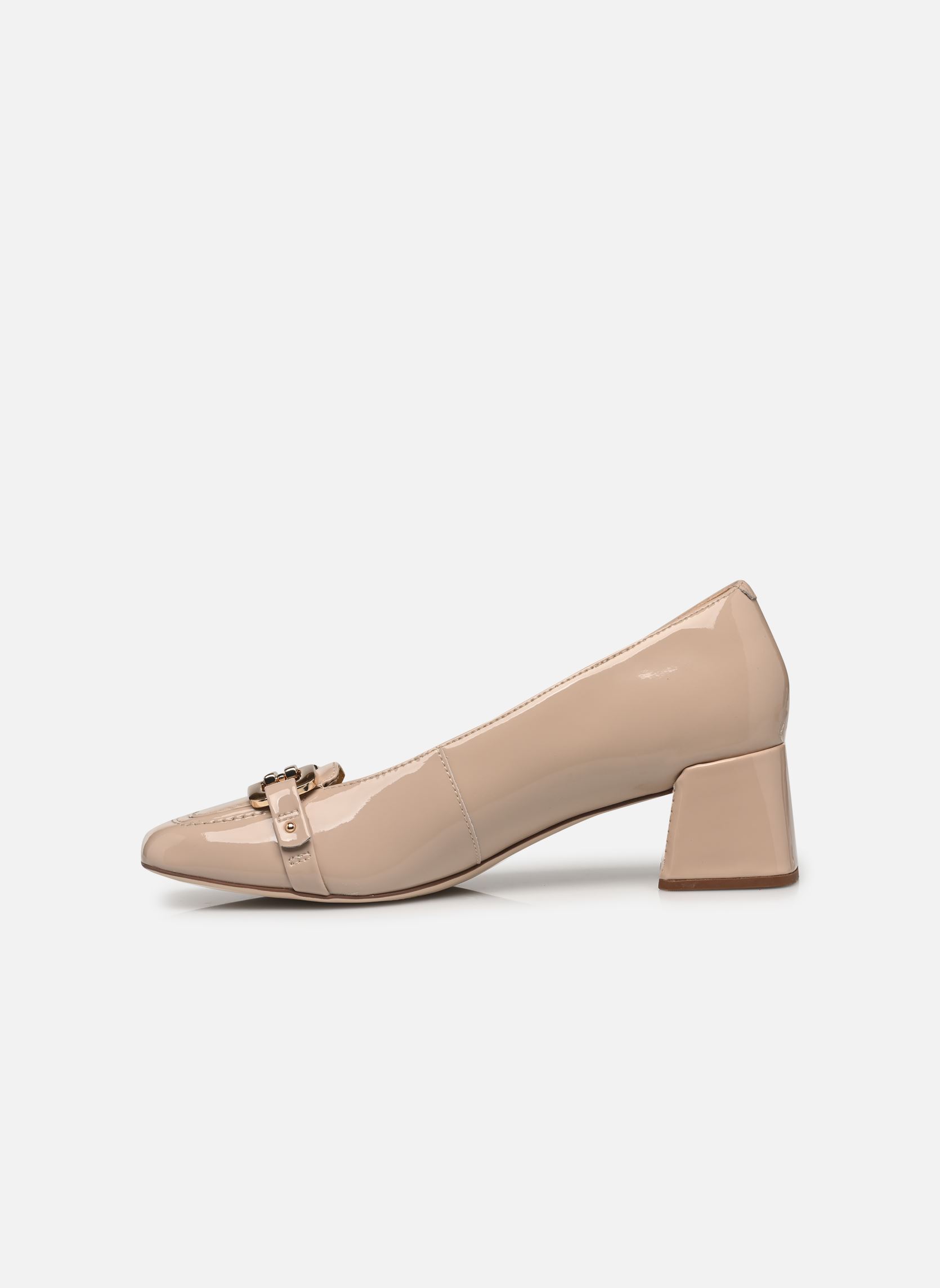 Bebés Nyta45 Court mujer beige Clarks Bebés Nyta45 Court mujer beige SAND PATENT