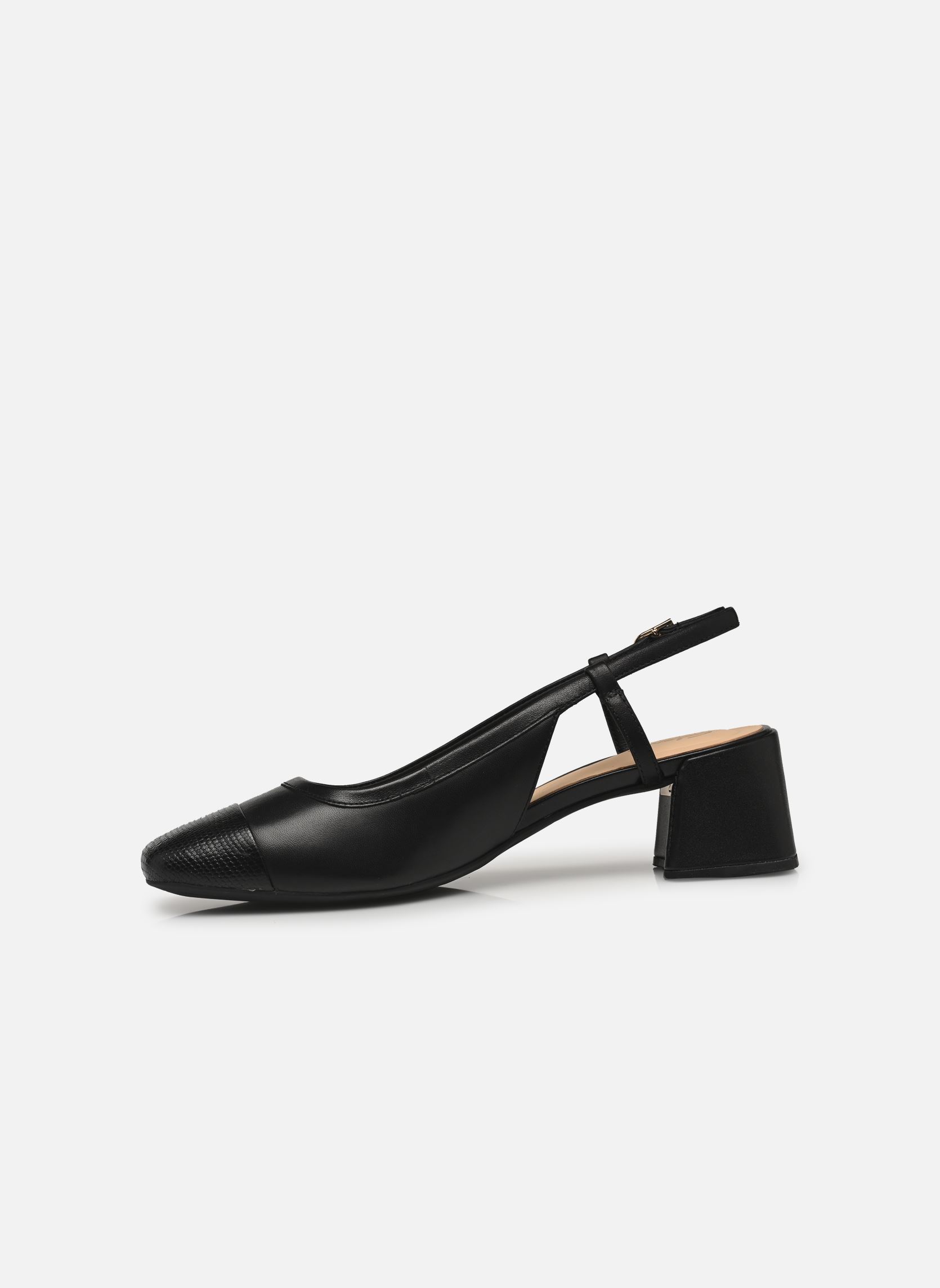 Klassieke ballerina's Nyta45 Sling dames zwart Clarks Klassieke ballerina's Nyta45 Sling dames zwart BLACK COMBI LEA