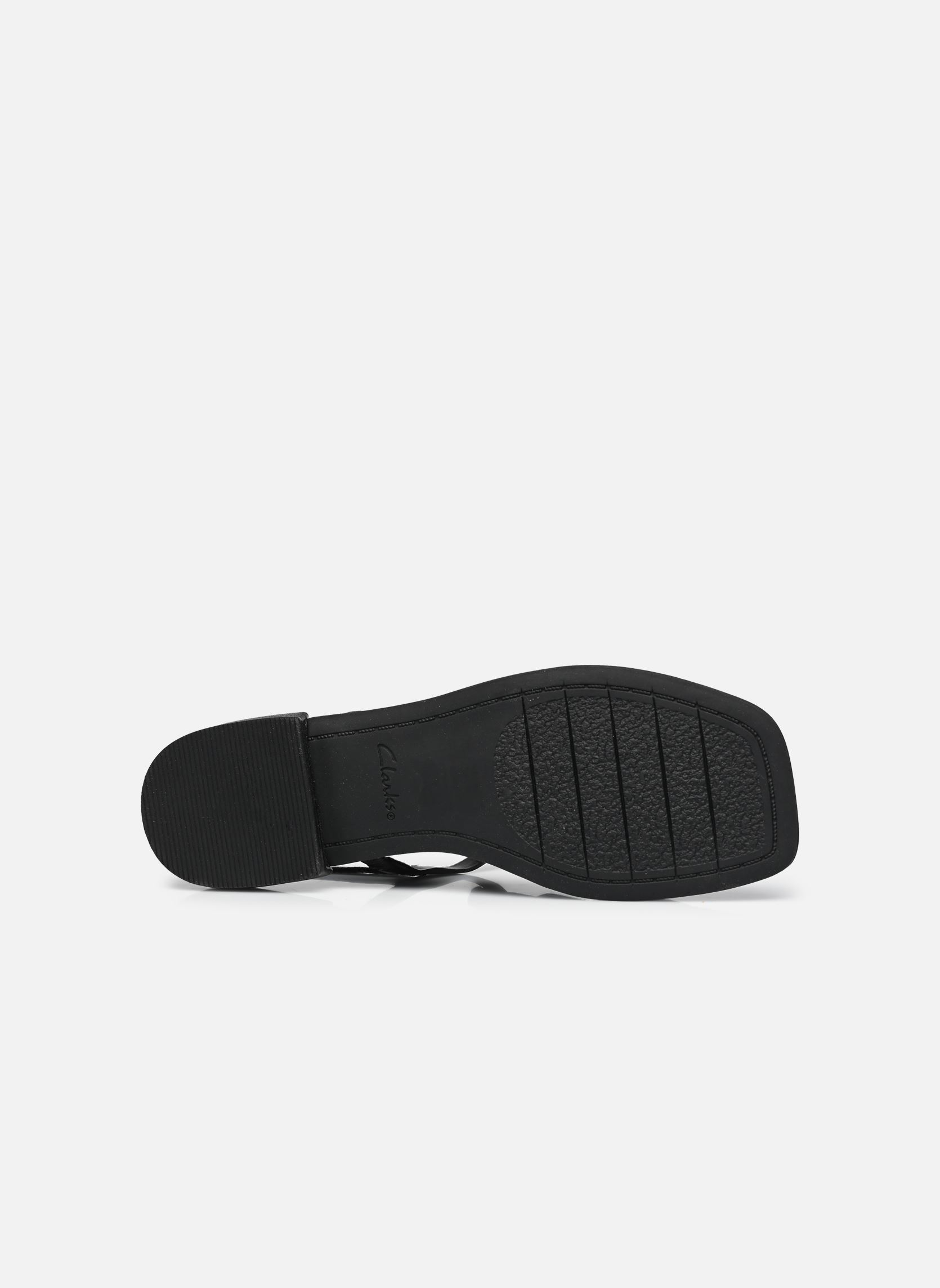 Platte sandalen Ariany Sling dames zwart Clarks Platte sandalen Ariany Sling dames zwart BLACK LEATHER
