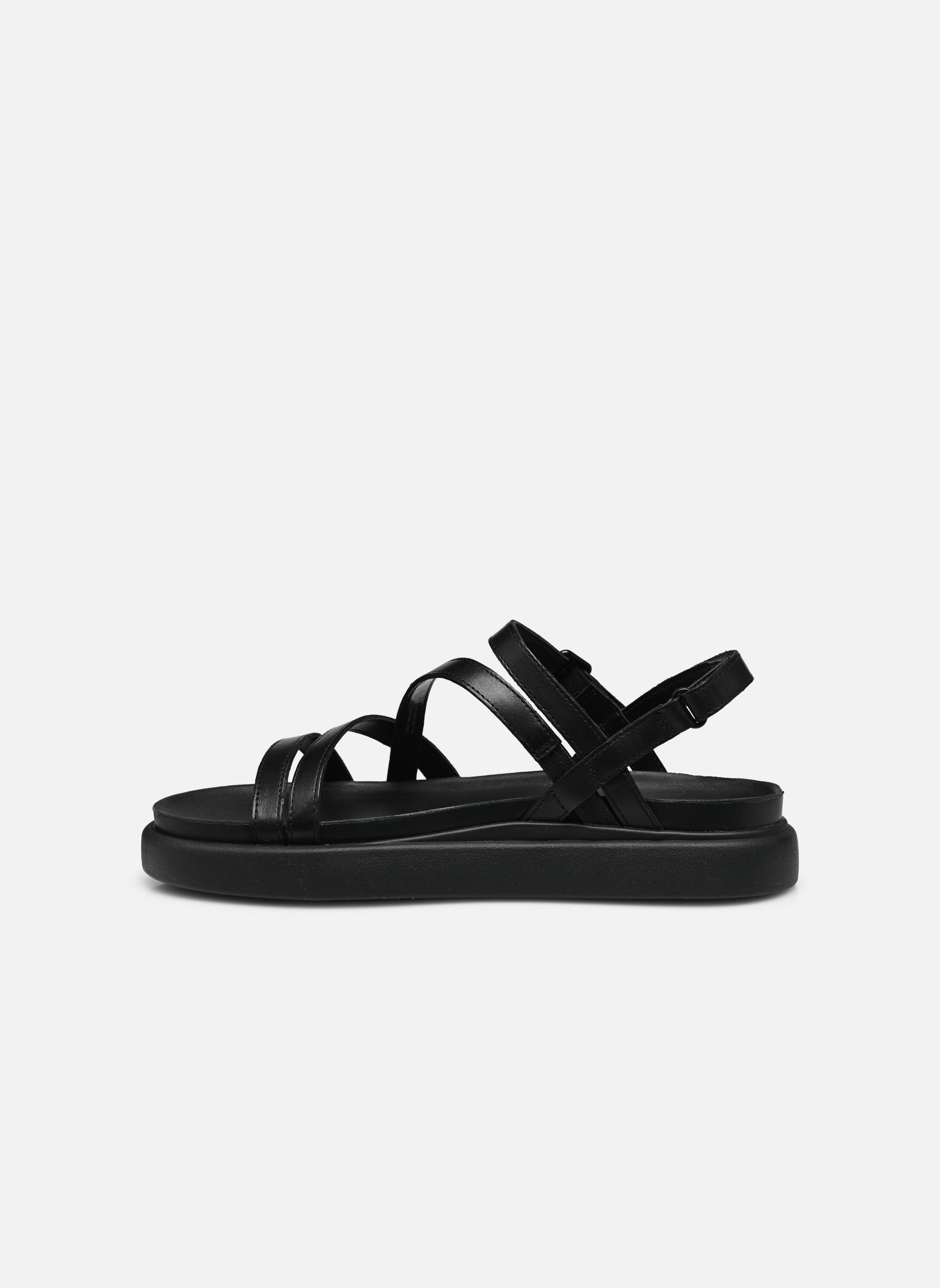 Sandales plates Aristella Rose femme noir Clarks Sandales plates Aristella Rose femme noir BLACK LEATHER