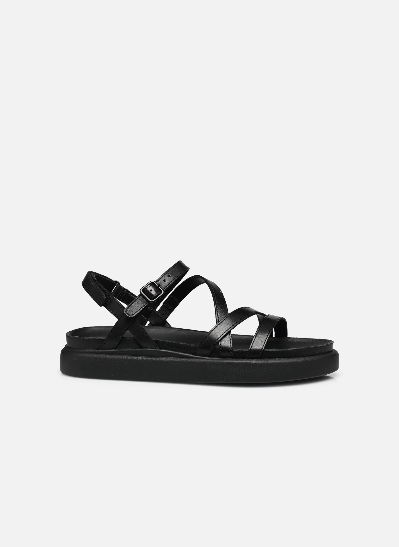 Sandales plates Aristella Rose femme noir Clarks Sandales plates Aristella Rose femme noir BLACK LEATHER