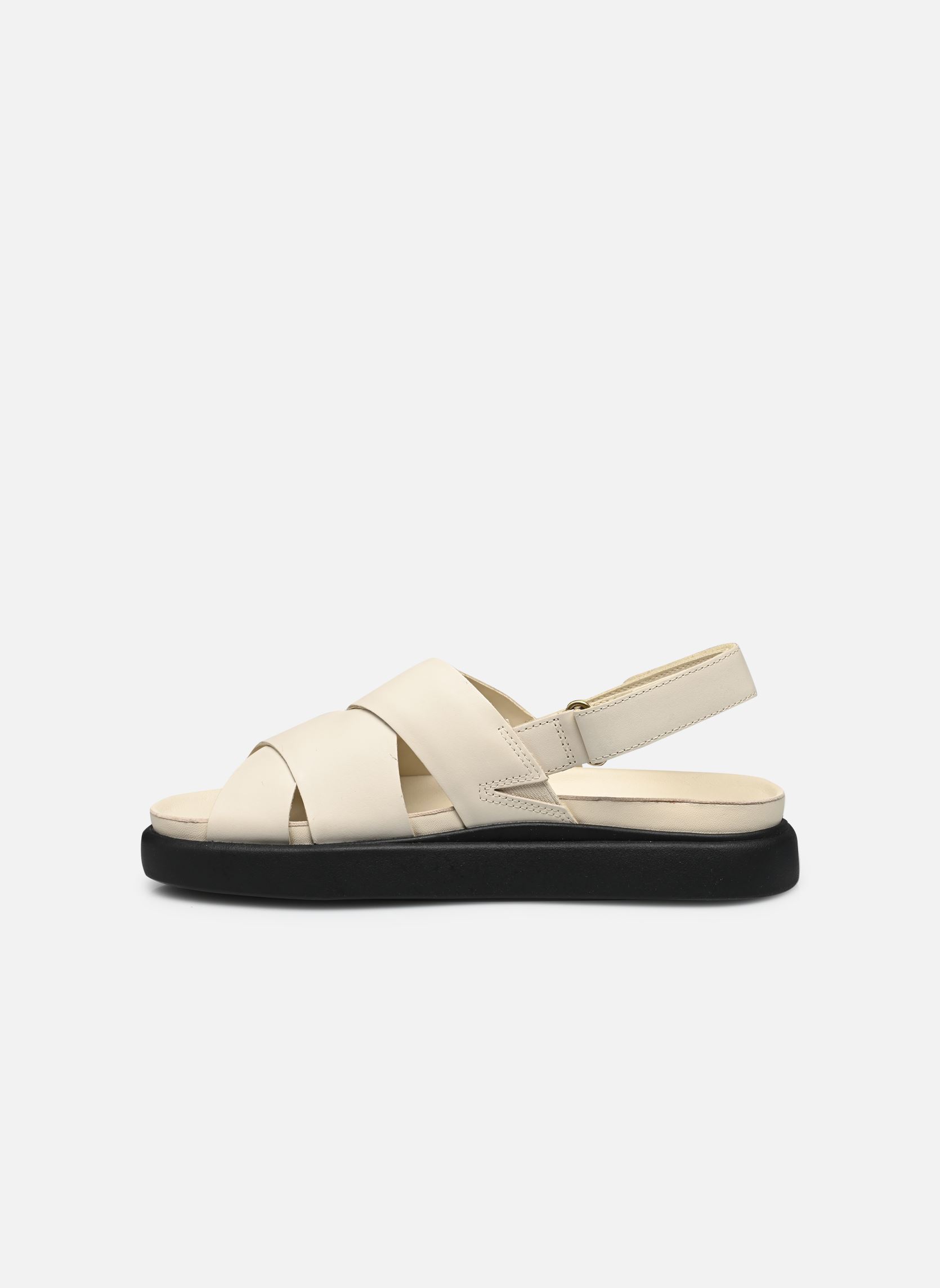 Flache Sandalen Aristella Sun damen beige Clarks Flache Sandalen Aristella Sun damen beige CREAM LEATHER