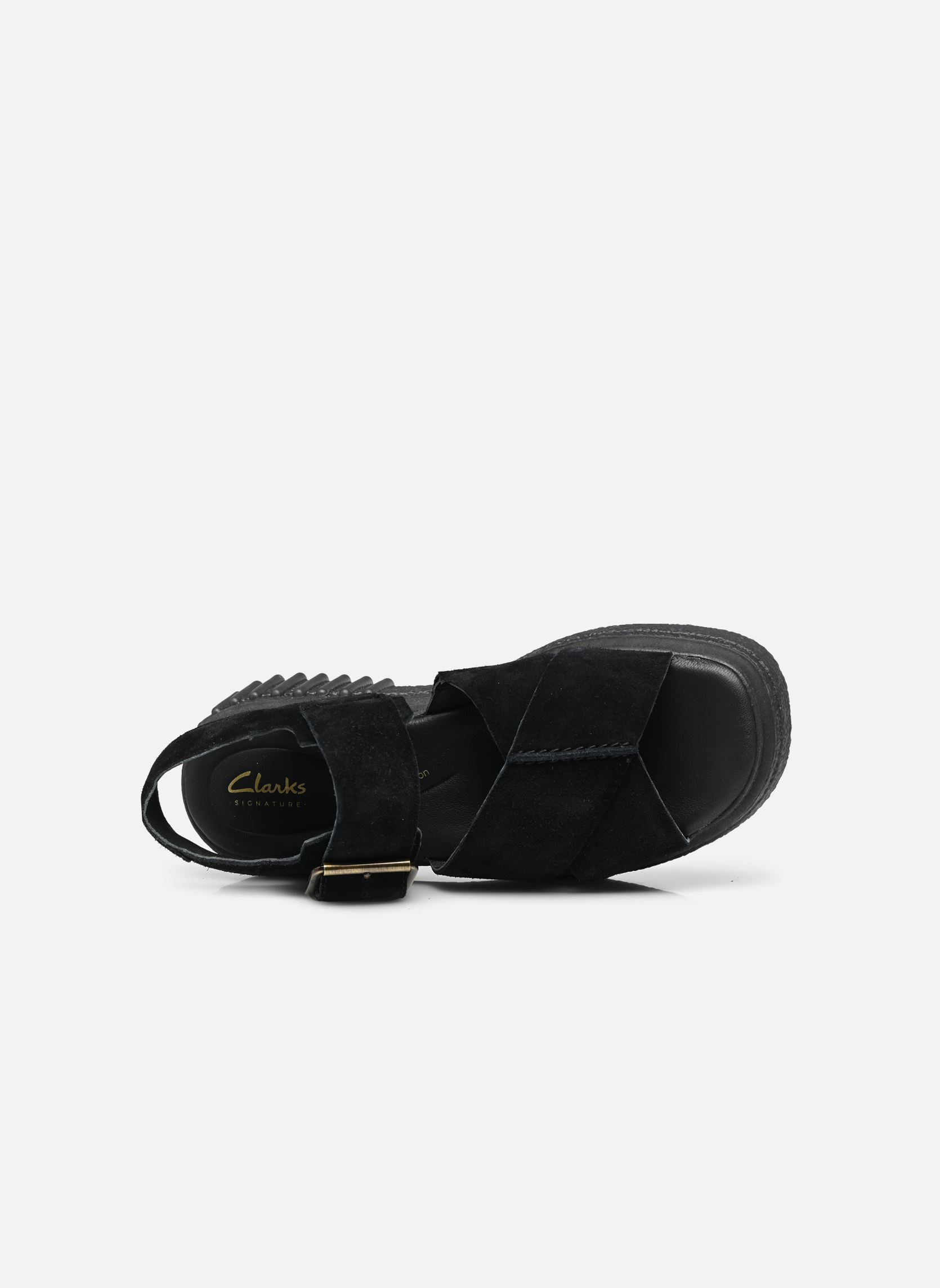 Sandales plates Evamar Wish femme noir Clarks Sandales plates Evamar Wish femme noir BLACK SDE