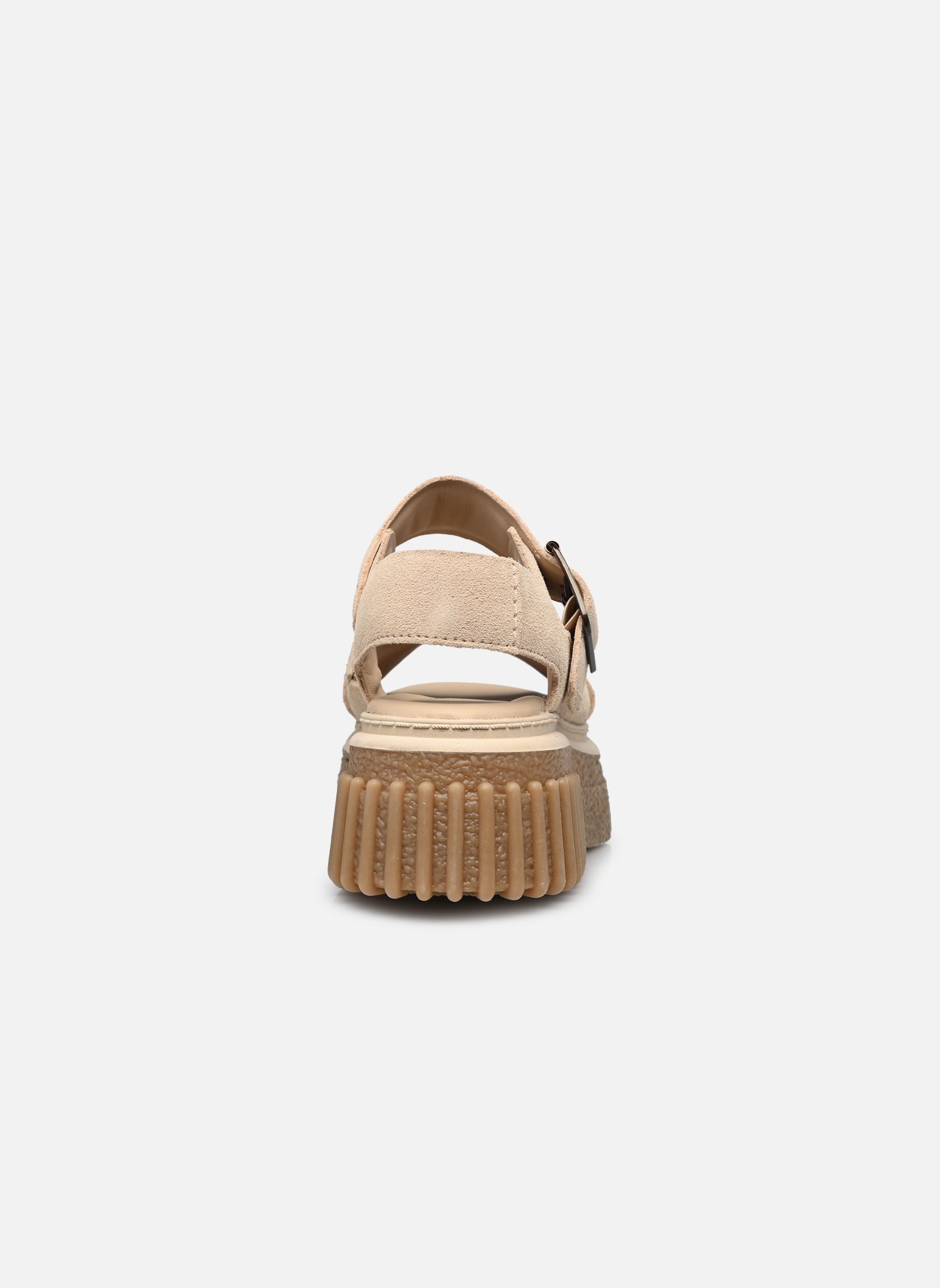 Sandales plates Evamar Wish femme blanc Clarks Sandales plates Evamar Wish femme blanc ECRU SUEDE
