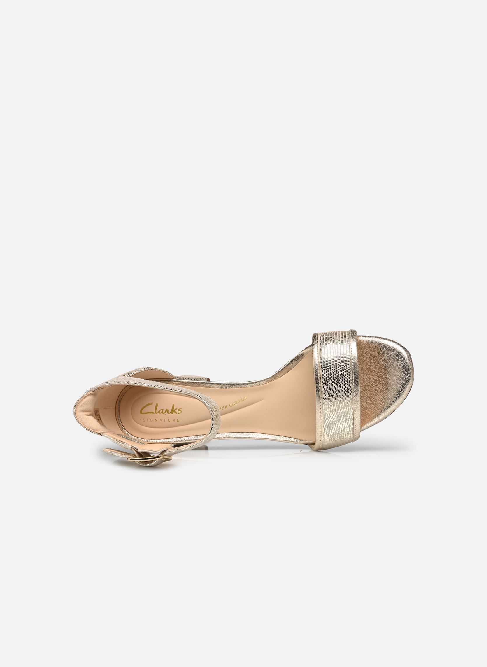 Sandales Ezoria Mae femme argent Clarks Sandales Ezoria Mae femme argent CHAMPAGNE INT