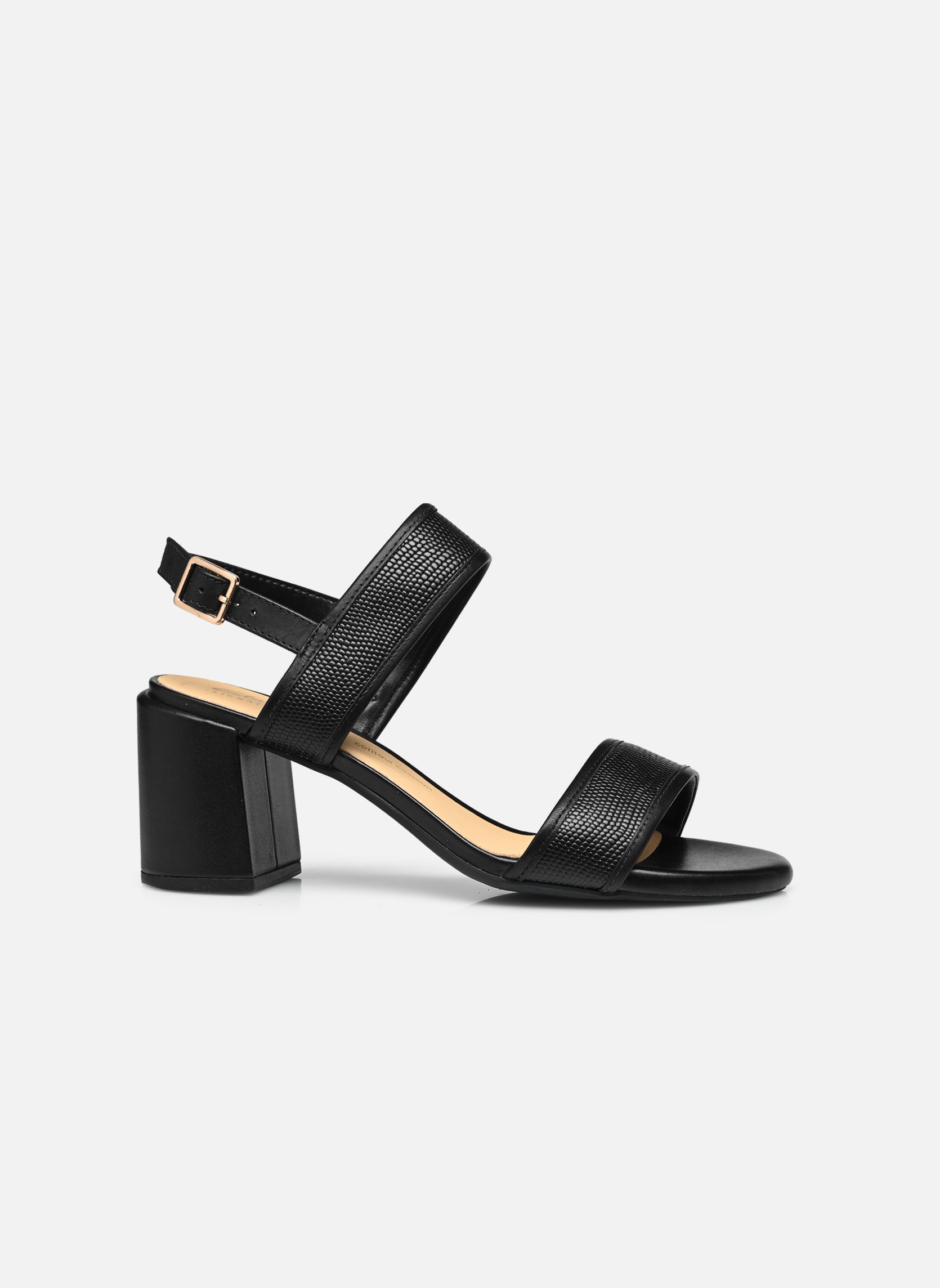 Sandales Ezoria Sling femme noir Clarks Sandales Ezoria Sling femme noir BLACK INTEREST
