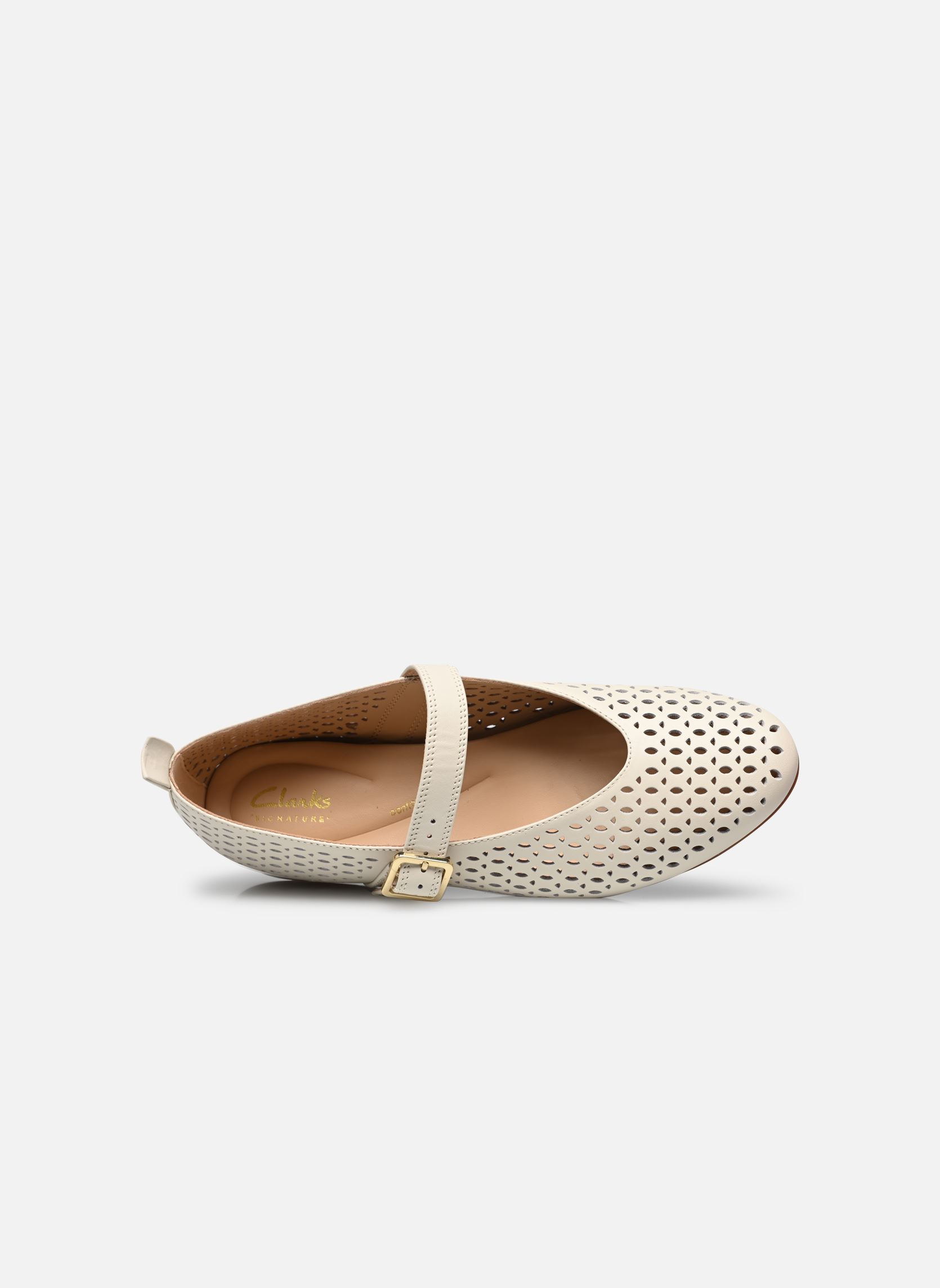 Ballerine classiche Fawna Jane donna beige Clarks Ballerine classiche Fawna Jane donna beige CREAM LEATHER
