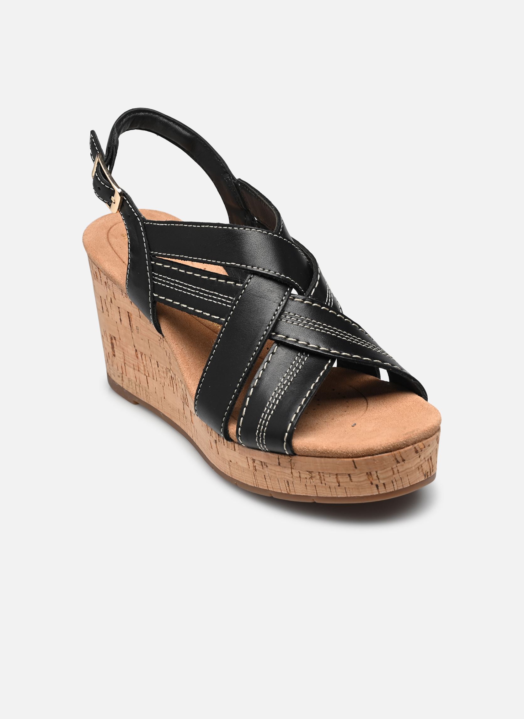 Sandales Clarks SABINA SLING TAN LEATHER - vue 4