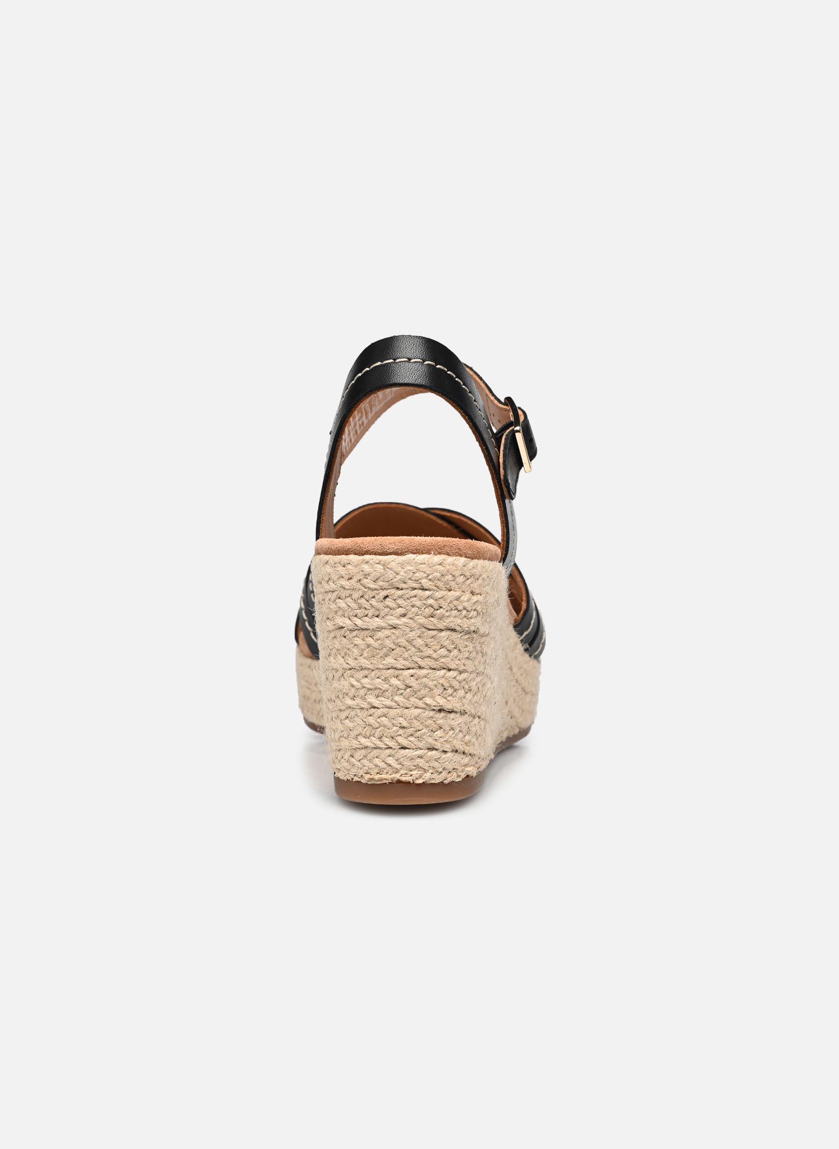 Sandales compensées et plateformes Sabina Strap femme noir Clarks Sandales compensées et plateformes Sabina Strap femme noir BLACK LEATHER