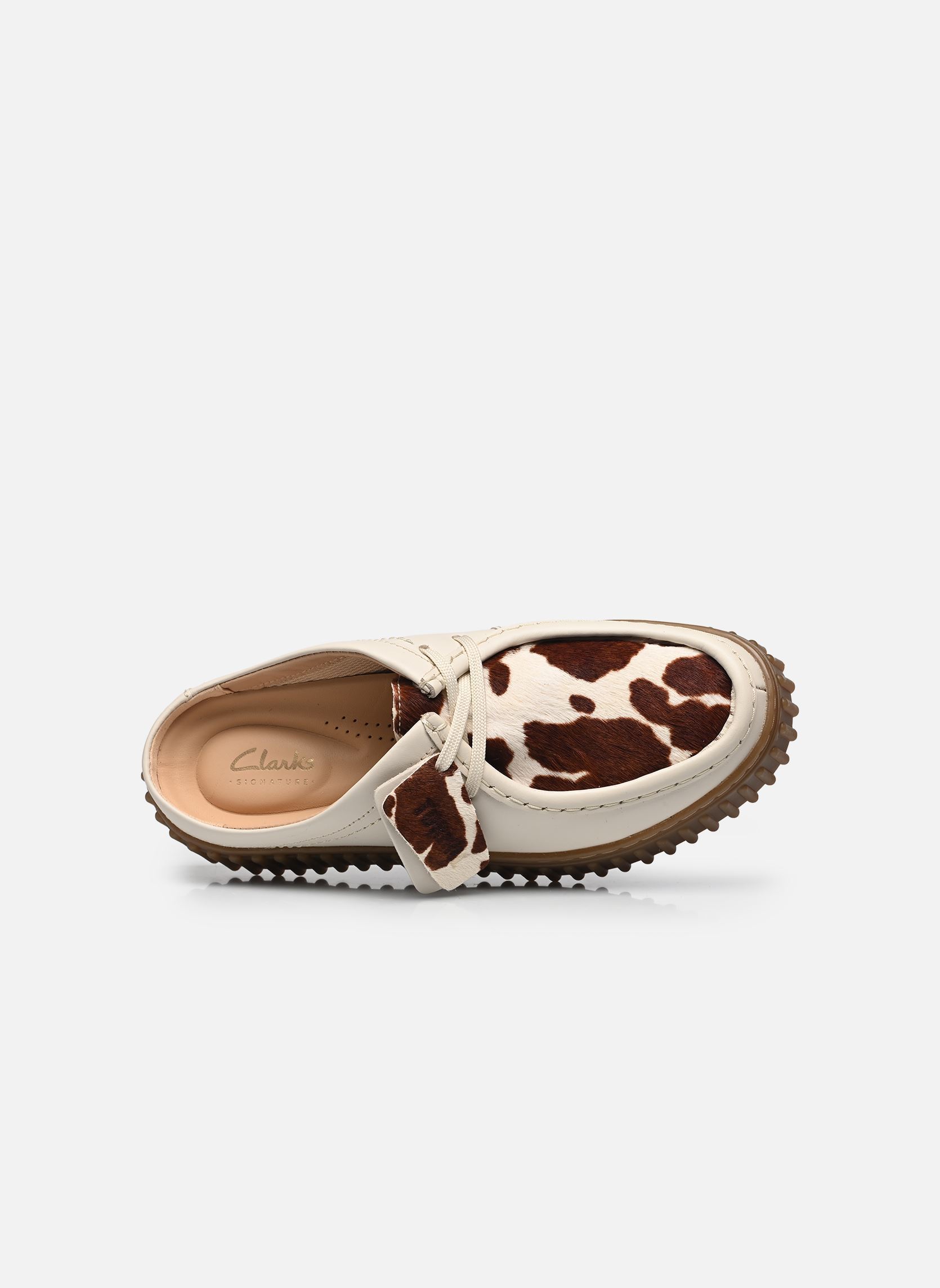 Pantoletten und Clogs Torhill Mule damen weiß Clarks Pantoletten und Clogs Torhill Mule damen weiß COW PRINT