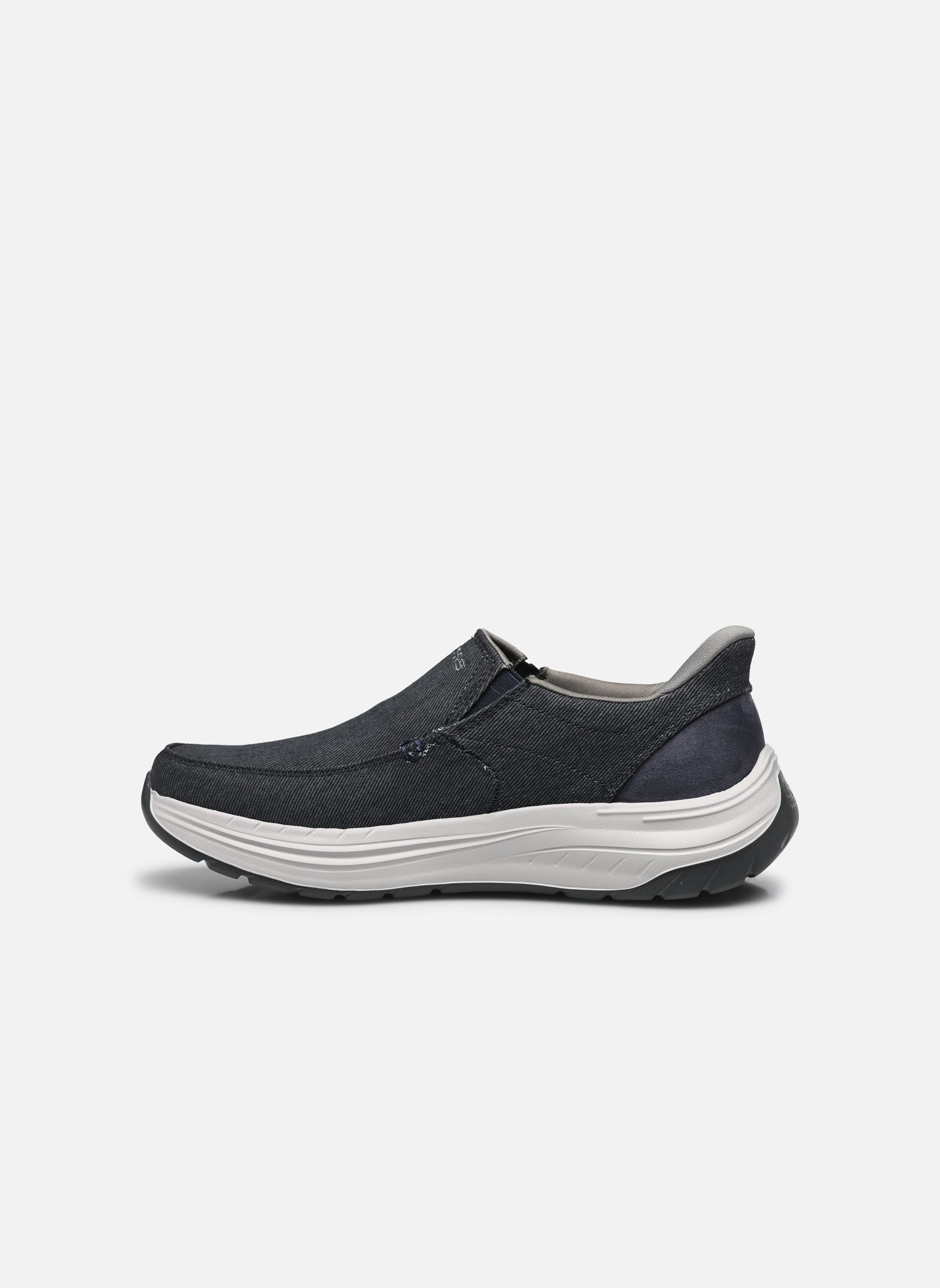 Baskets toile SLIP-INS Decklan homme bleu Skechers Baskets toile SLIP-INS Decklan homme bleu NVY