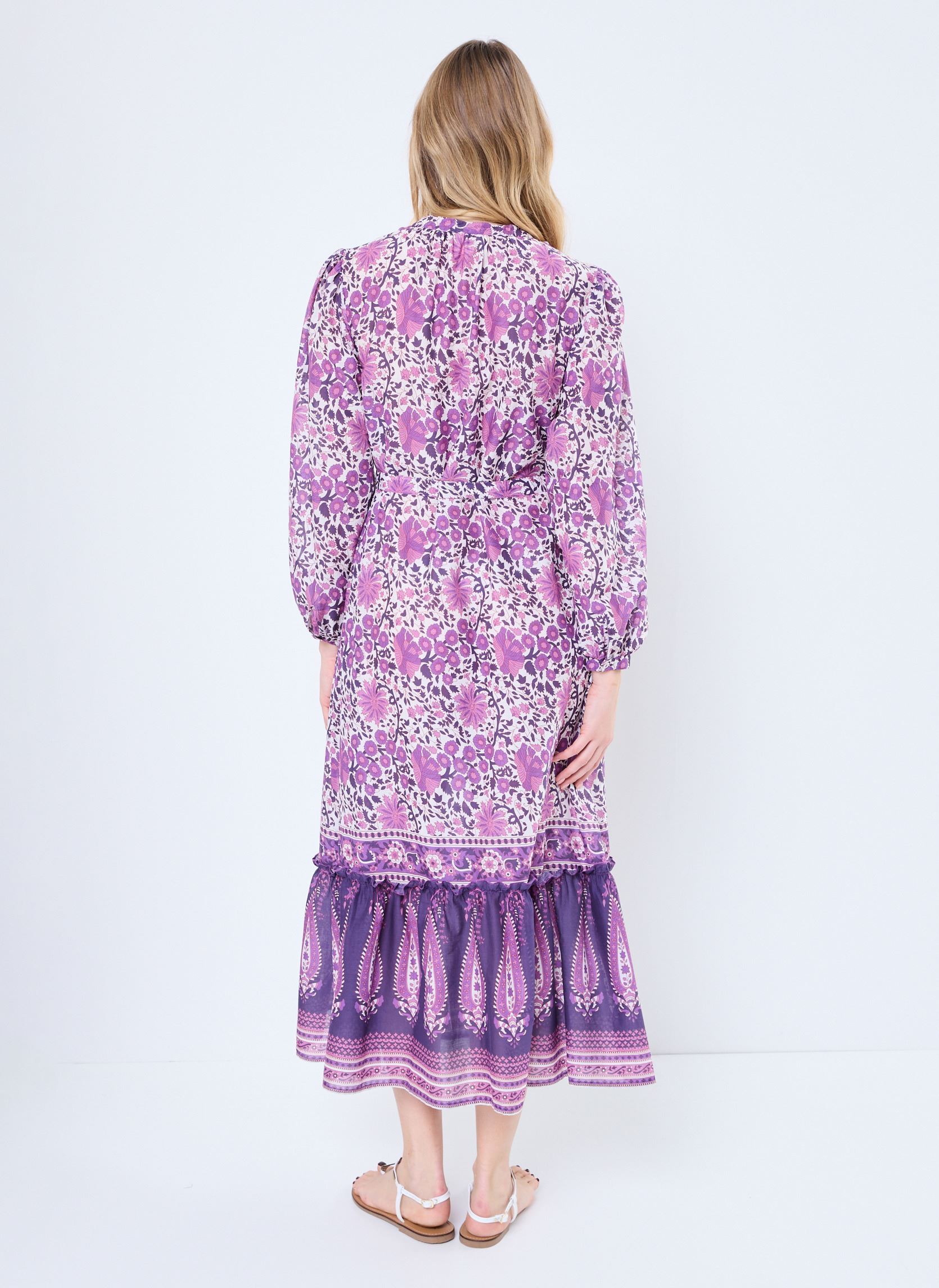 Robes longues RAMIRA femme violet Jolie Jolie Petite Mendigote Robes longues RAMIRA femme violet Jacinthe