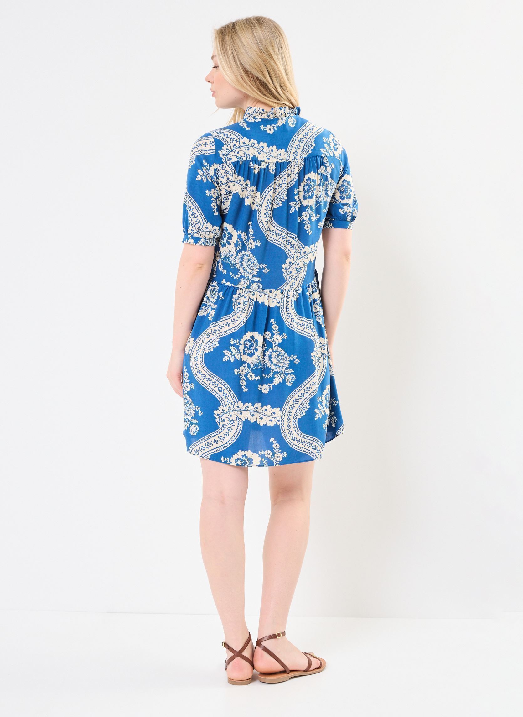 Jurken ROBINE dames blauw Jolie Jolie Petite Mendigote Jurken ROBINE dames blauw Lac