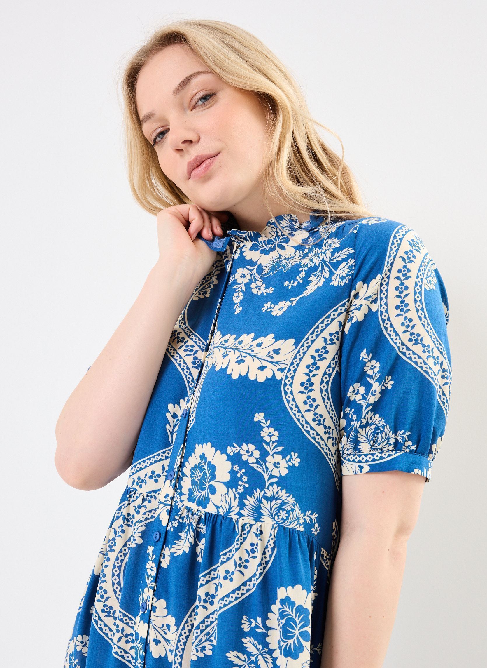 Jurken ROBINE dames blauw Jolie Jolie Petite Mendigote Jurken ROBINE dames blauw Lac