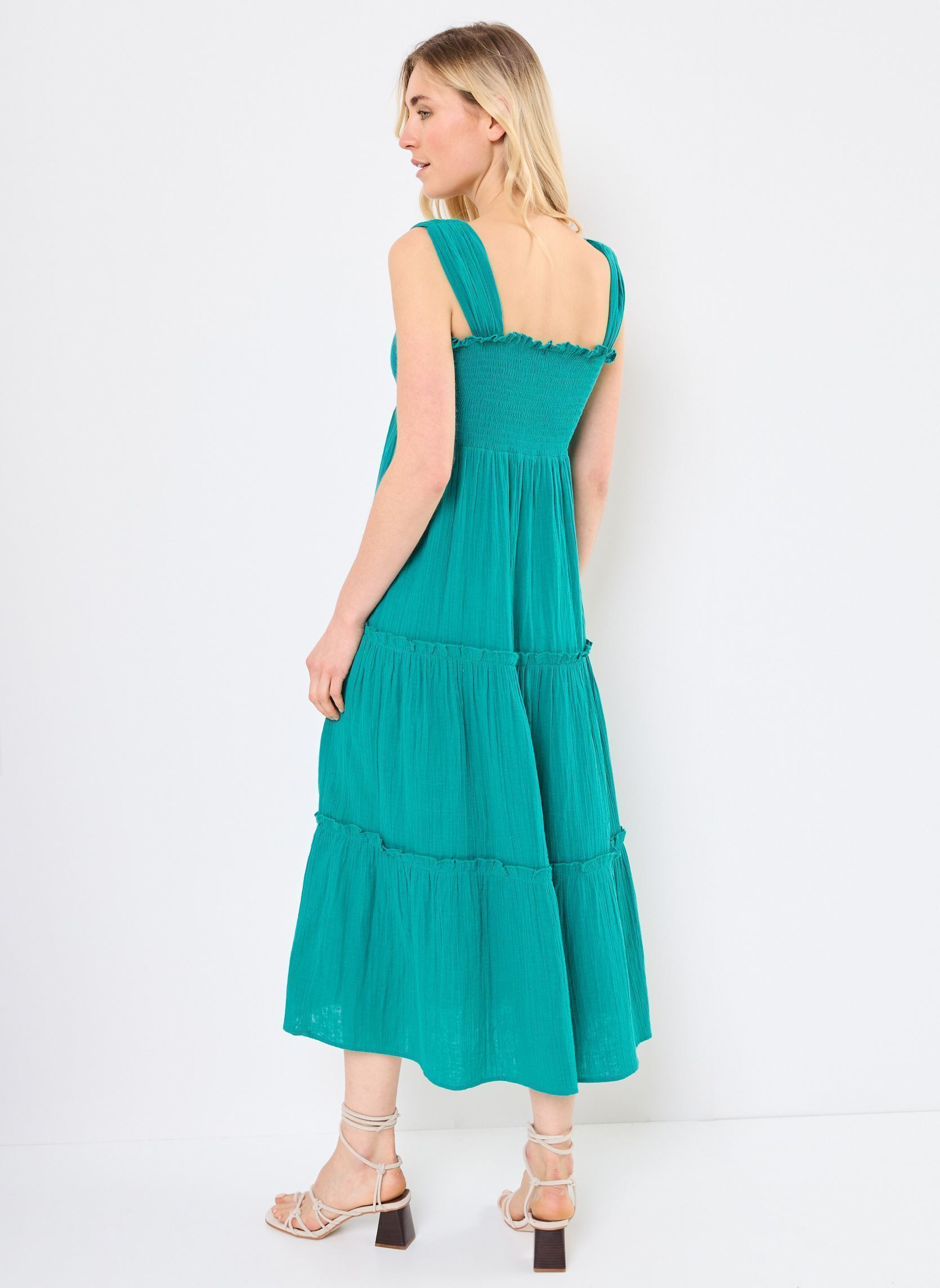 Robes longues RON femme bleu Jolie Jolie Petite Mendigote Robes longues RON femme bleu EMERAUDE