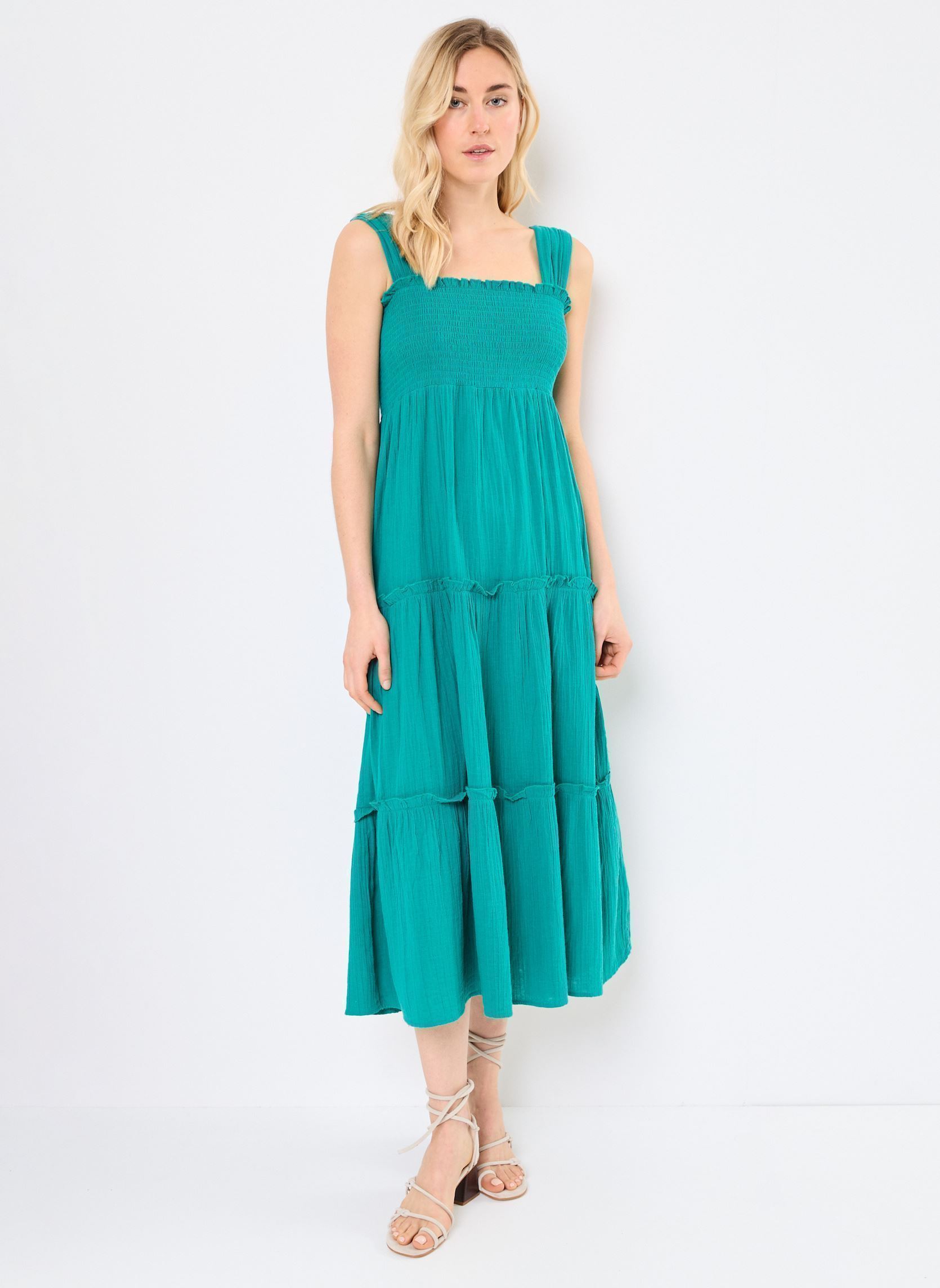 Robes longues RON femme bleu Jolie Jolie Petite Mendigote Robes longues RON femme bleu EMERAUDE