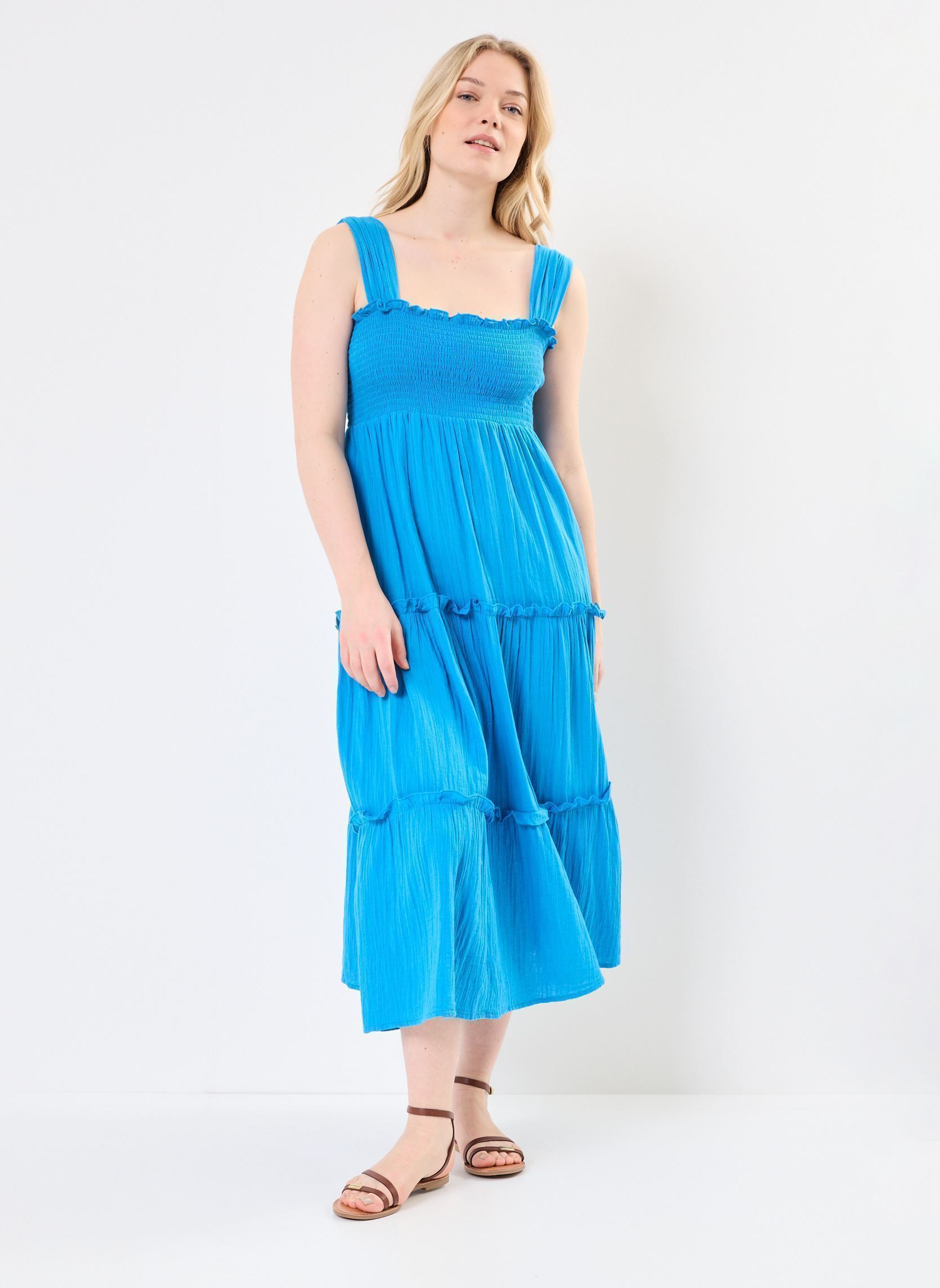 Robes longues RON femme bleu Jolie Jolie Petite Mendigote Robes longues RON femme bleu MER