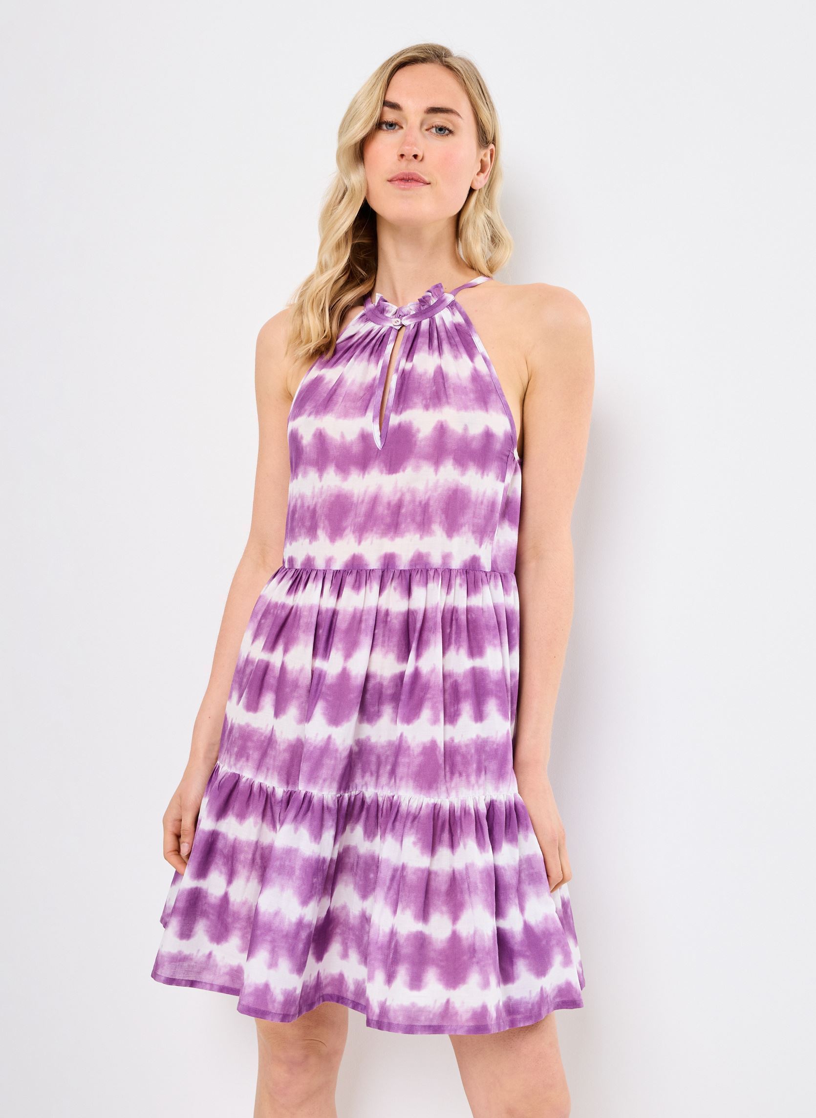 Kleider ROSA damen violett Jolie Jolie Petite Mendigote Kleider ROSA damen violett Jacinthe