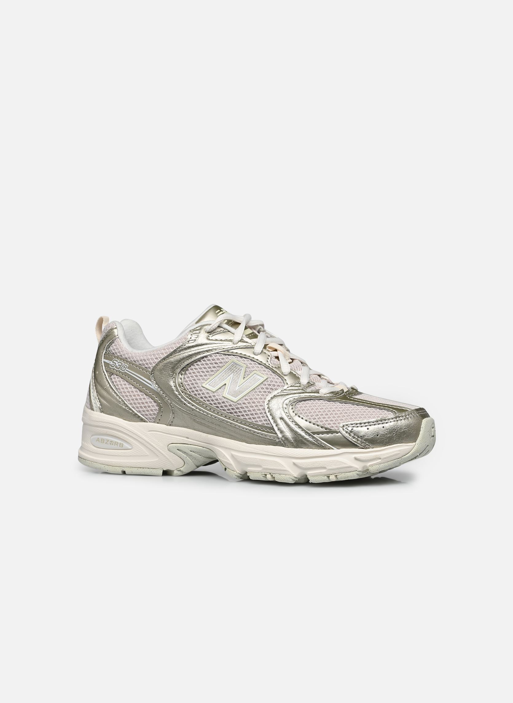 Baskets U530 femme beige New Balance Baskets U530 femme beige GOLD METALLIC