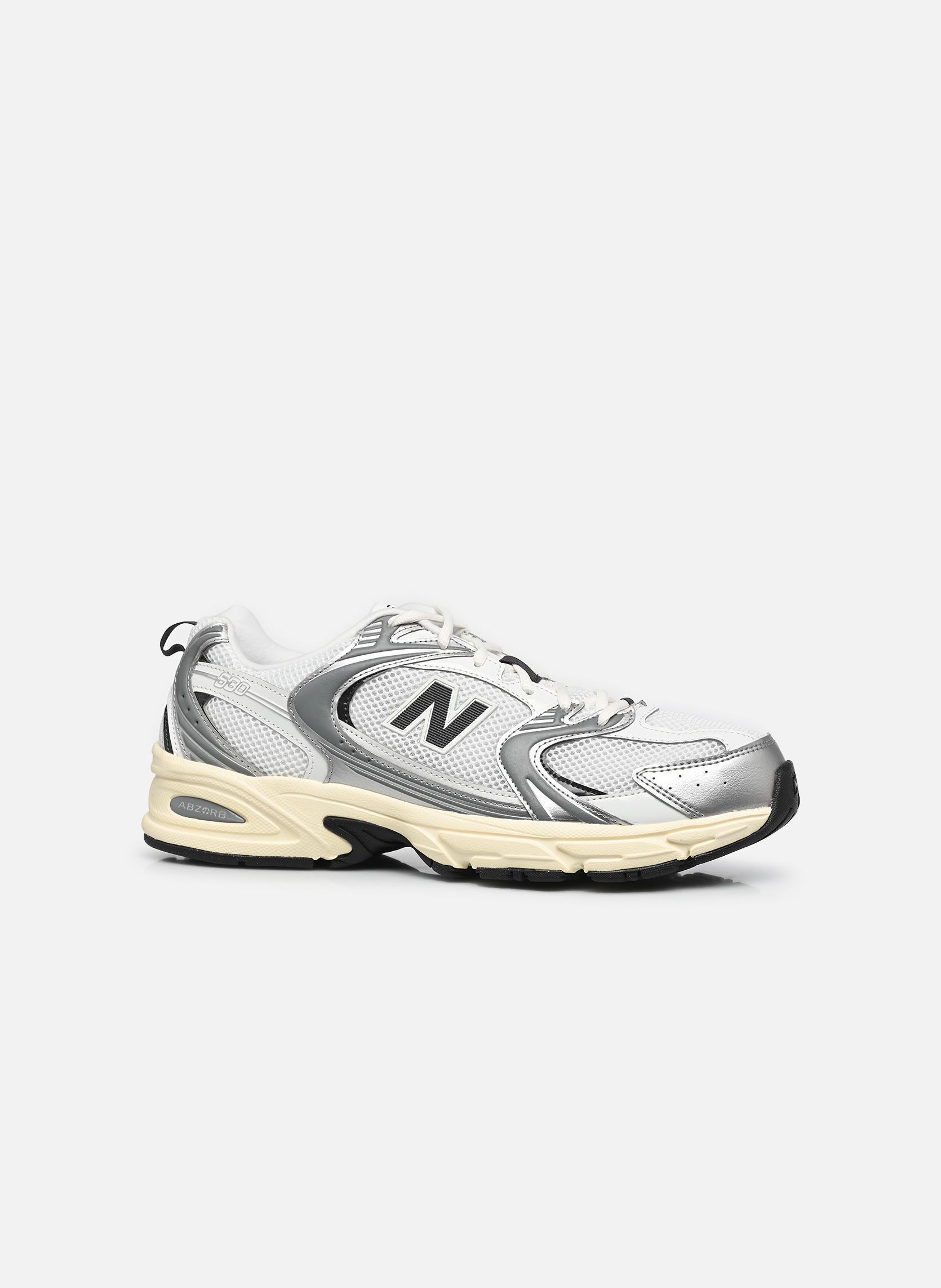 Baskets U530 M homme blanc New Balance Baskets U530 M homme blanc SILVER METALLIC