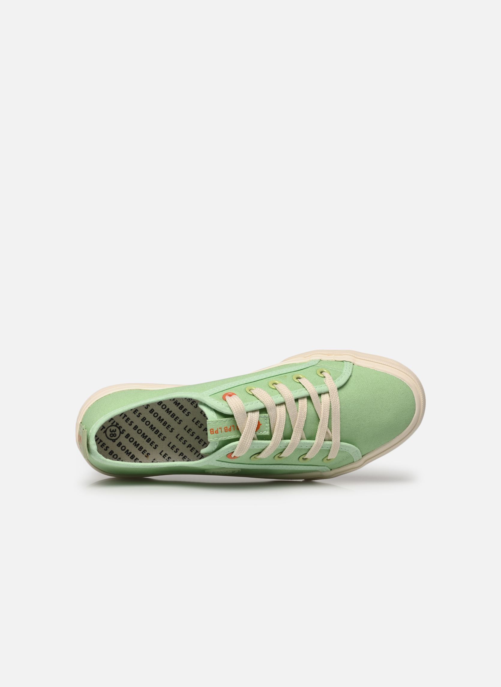 Leinen-Sneaker LOLA damen grün LPB -LES PETITES BOMBES Leinen-Sneaker LOLA damen grün Vert d'eau