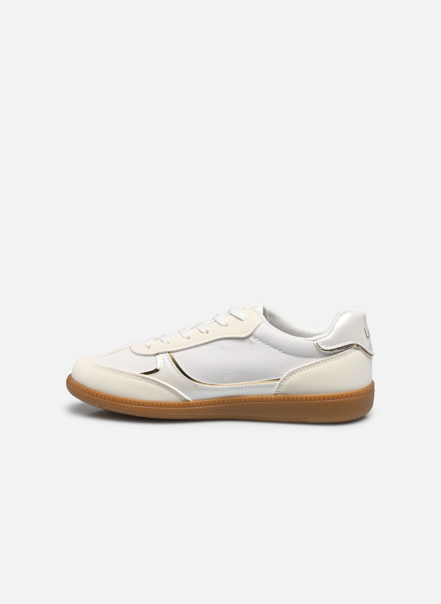 Baskets LIVIA femme blanc LPB -LES PETITES BOMBES Baskets LIVIA femme blanc BLANC / OR