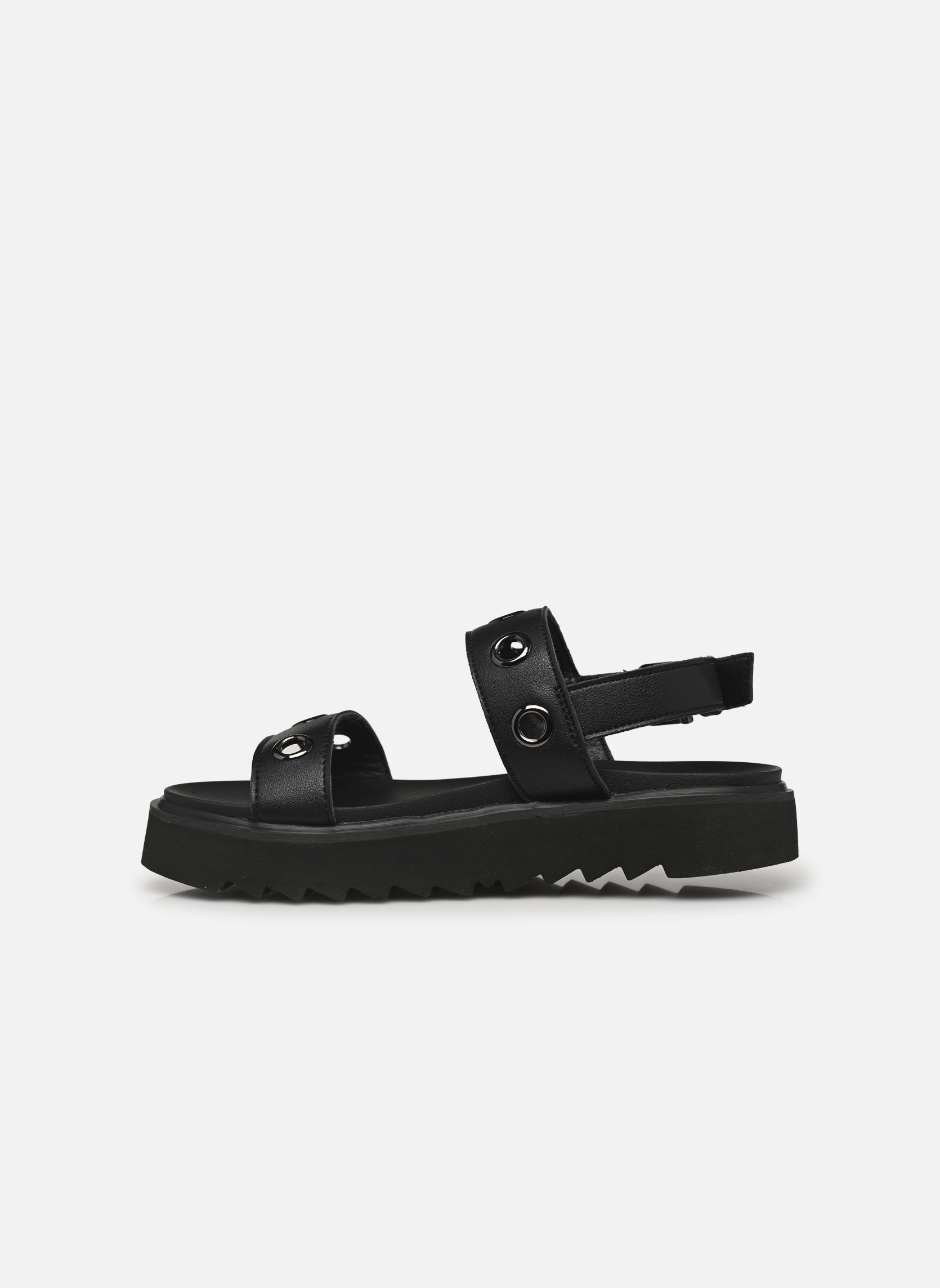 Platte sandalen Daclou dames zwart Replay Platte sandalen Daclou dames zwart Black