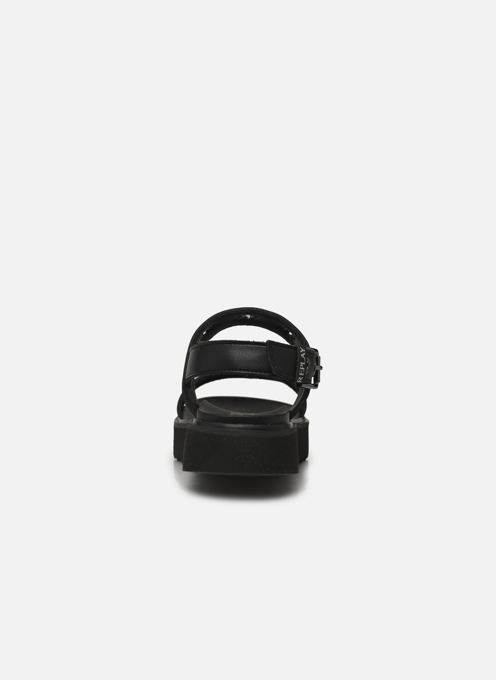Platte sandalen Daclou dames zwart Replay Platte sandalen Daclou dames zwart Black