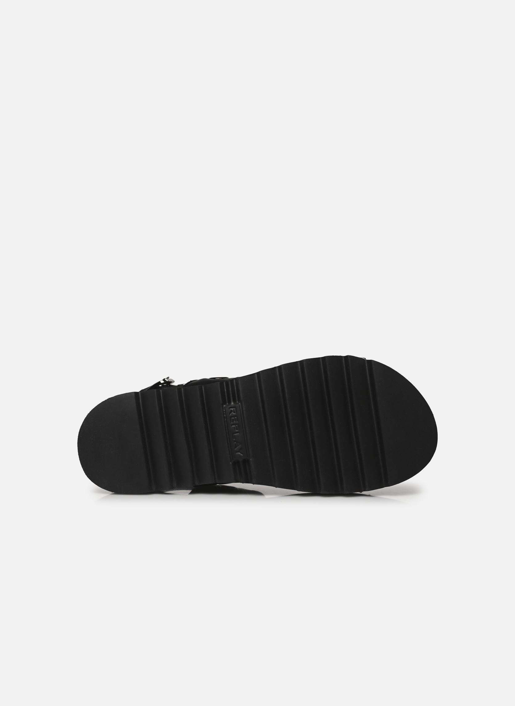 Platte sandalen Daclou dames zwart Replay Platte sandalen Daclou dames zwart Black