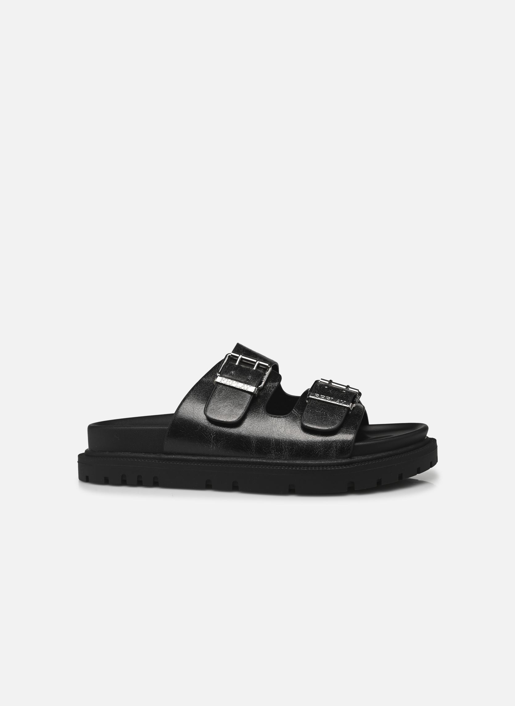 Flache Sandalen Desta W damen schwarz Replay Flache Sandalen Desta W damen schwarz BLACK