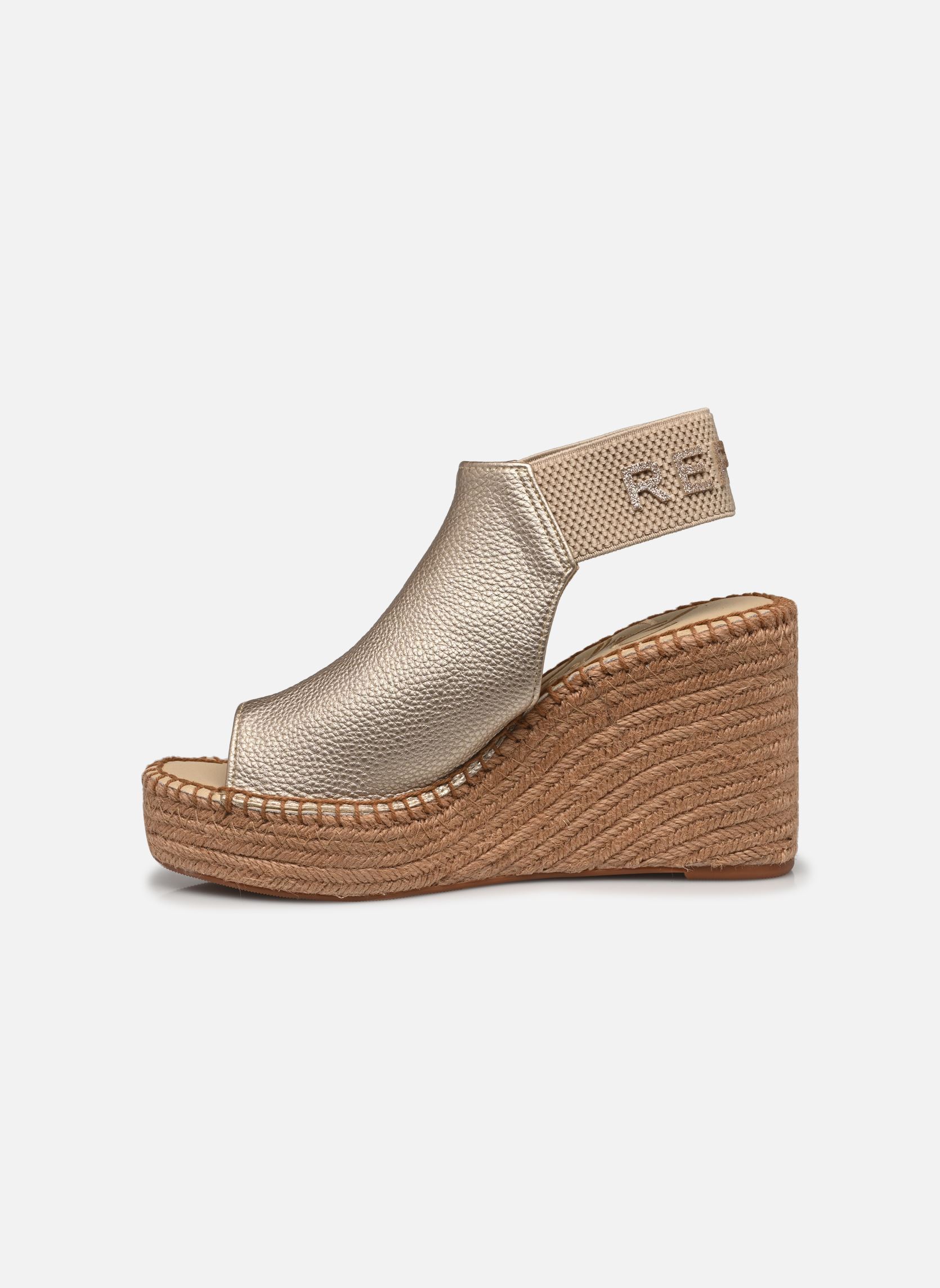 Espadrillas con zeppa e plateau Dull donna oro e bronzo Replay Espadrillas con zeppa e plateau Dull donna oro e bronzo PLATIN